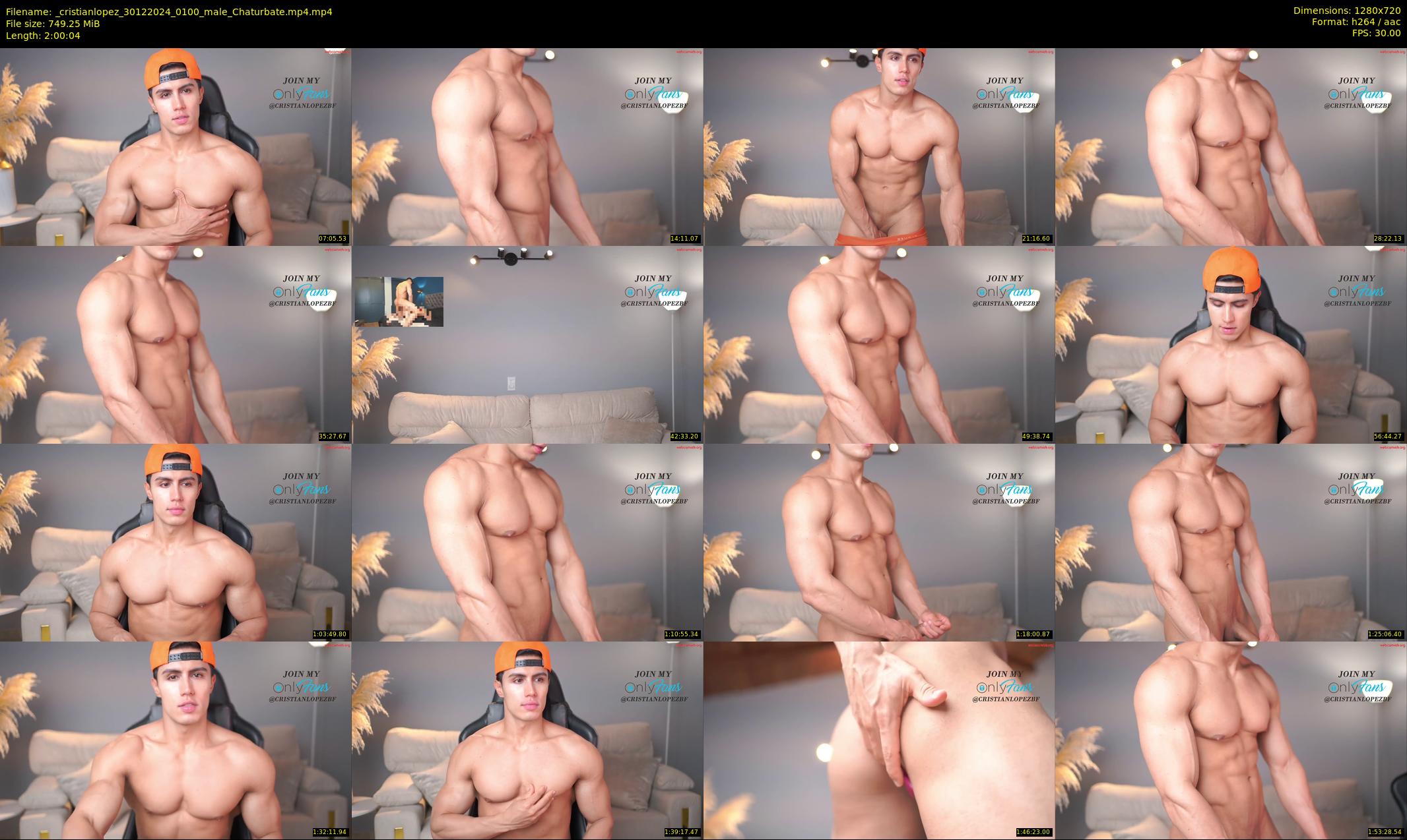 _cristianlopez — 121 minute Chaturbate male cam show recording, 720p, Dec 30, 2024