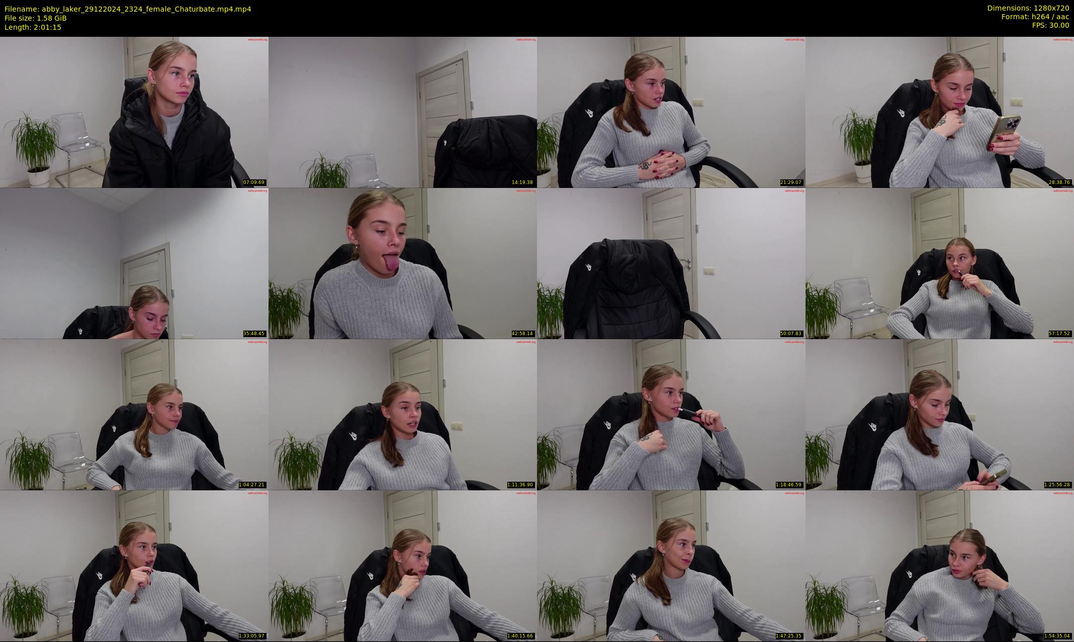 abby_laker — 122 minute Chaturbate female cam show recording, 720p, Dec 29, 2024