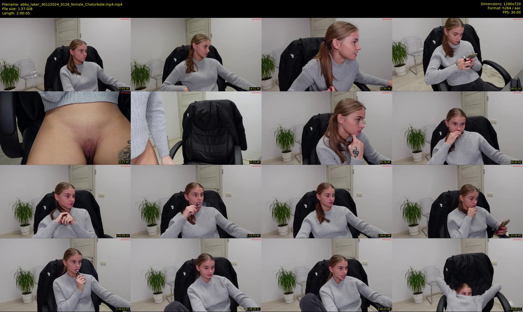 abby_laker — 121 minute Chaturbate female cam show recording, 720p, Dec 30, 2024