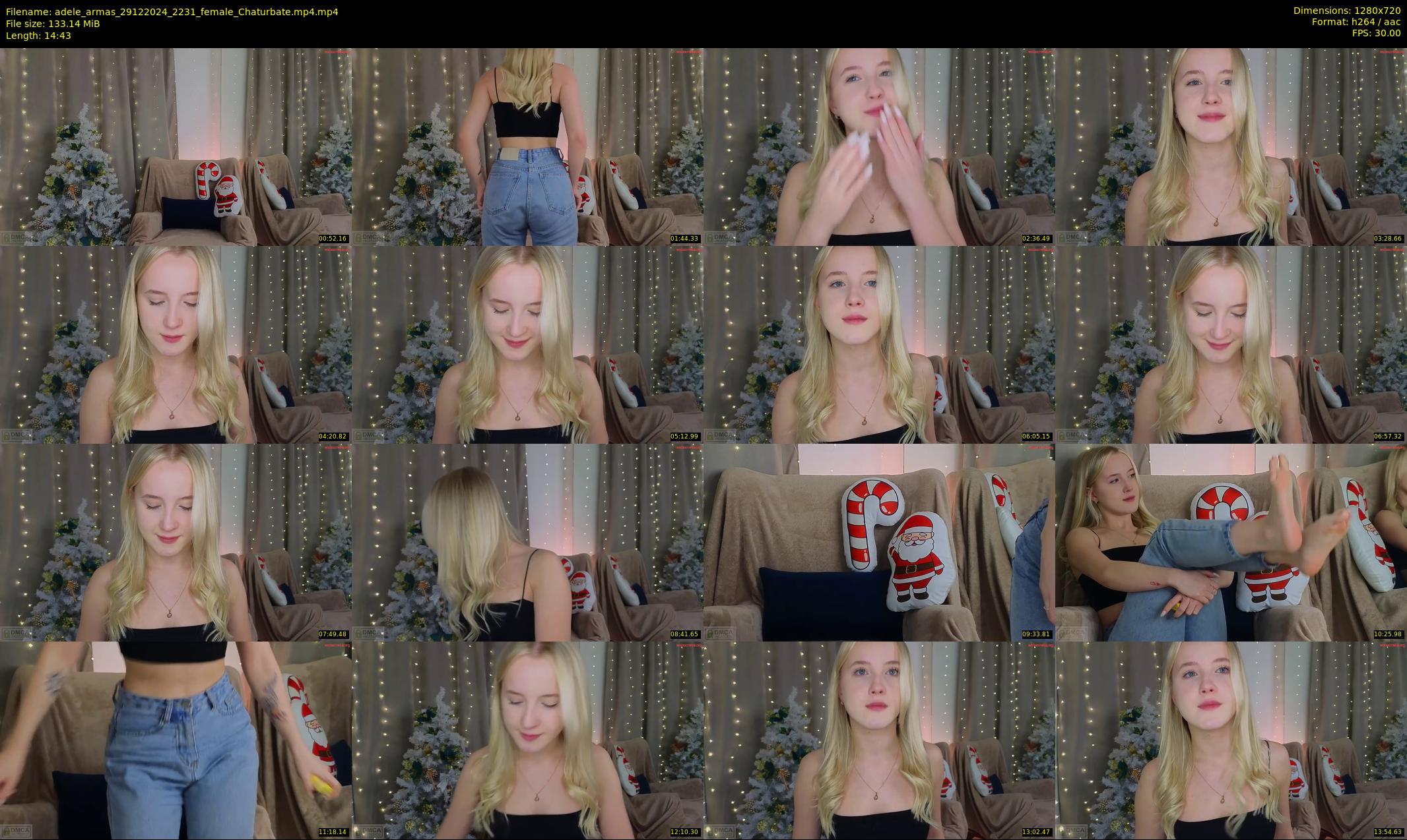 adele_armas — 15 minute Chaturbate female cam show recording, 720p, Dec 29, 2024