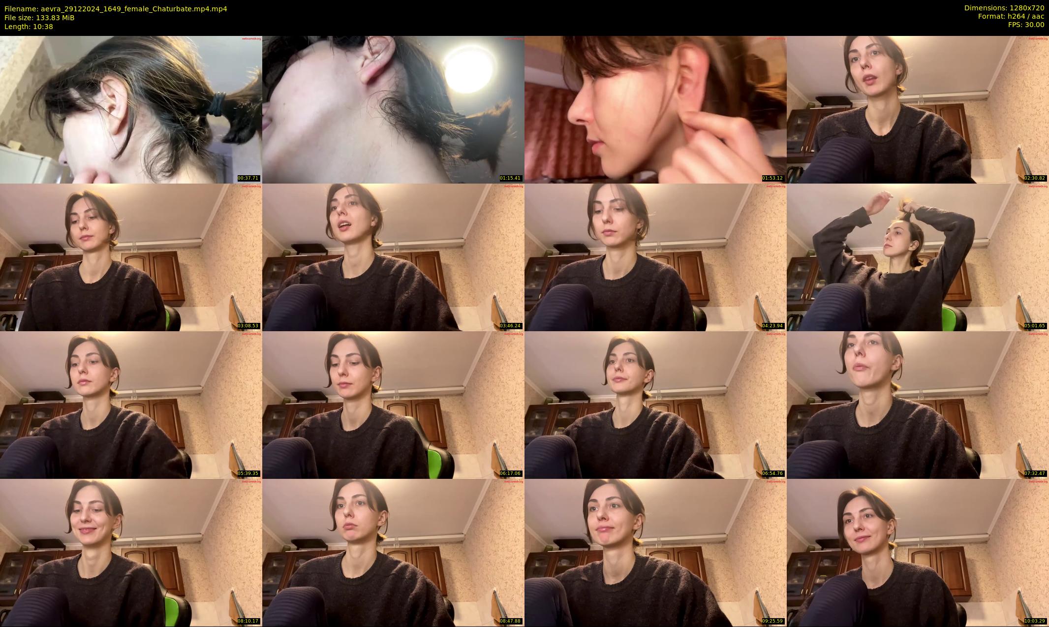 aevra — 11 minute Chaturbate female cam show recording, 720p, Dec 29, 2024
