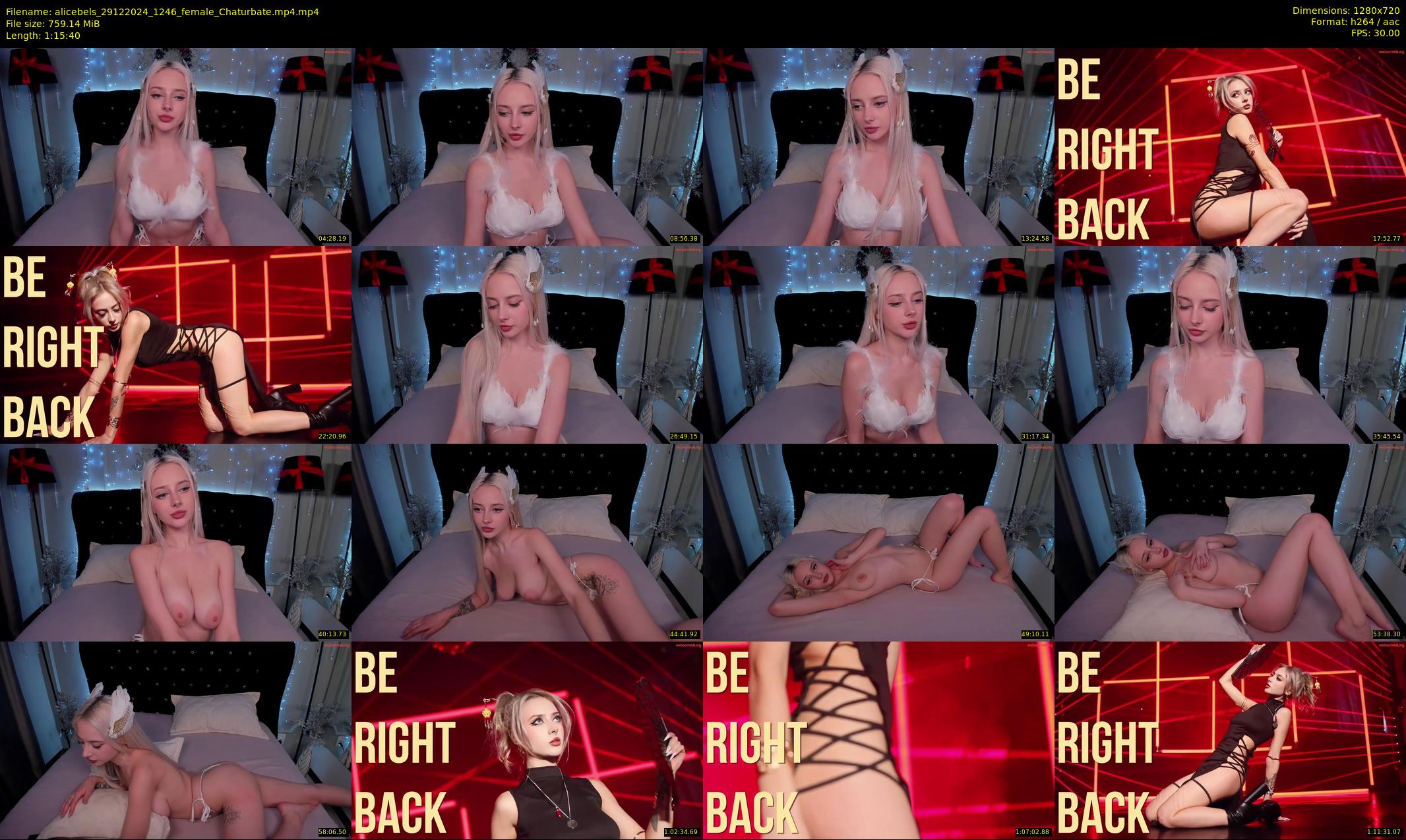 alicebels — 76 minute Chaturbate female cam show recording, 720p, Dec 29, 2024