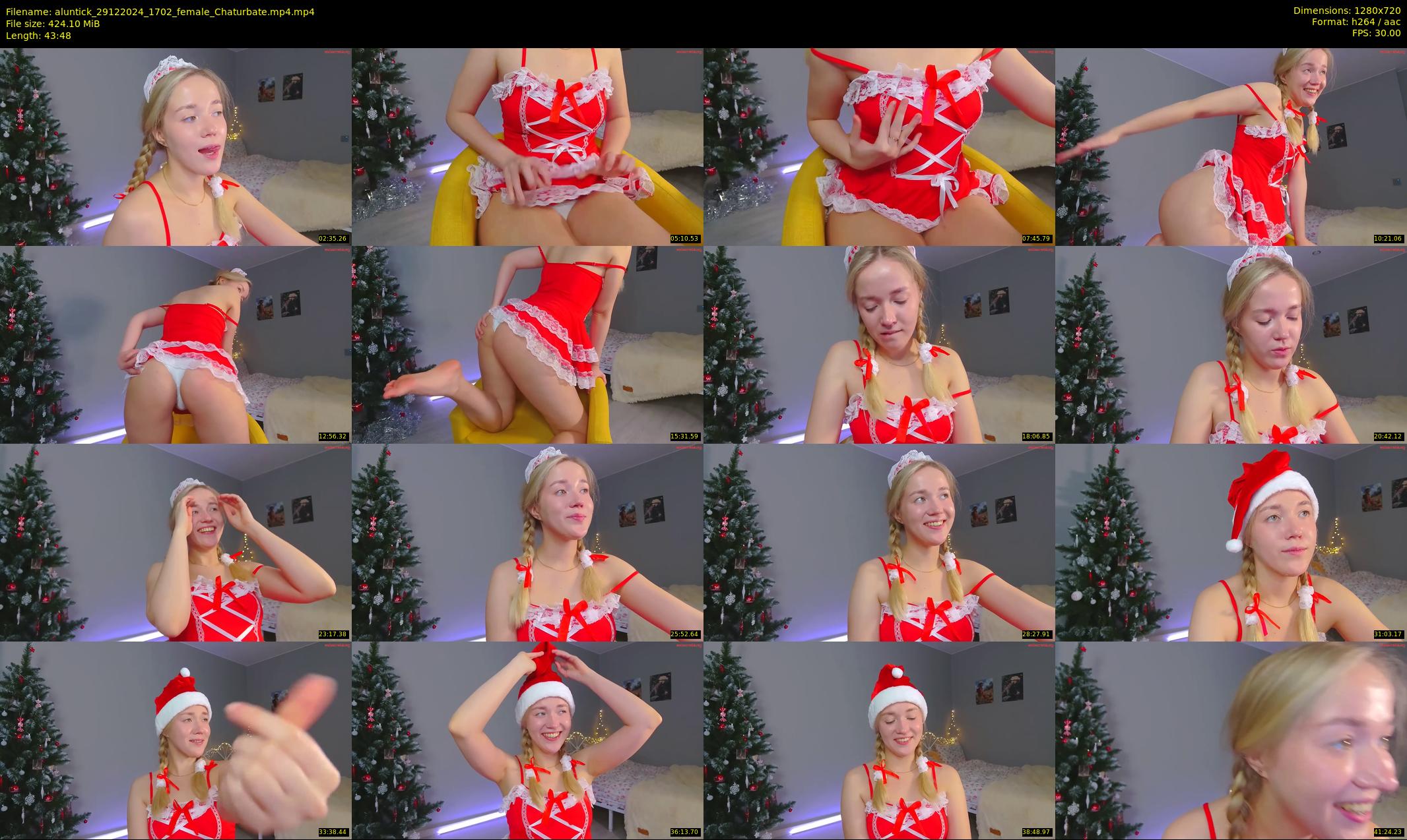 aluntick — 44 minute Chaturbate female cam show recording, 720p, Dec 29, 2024