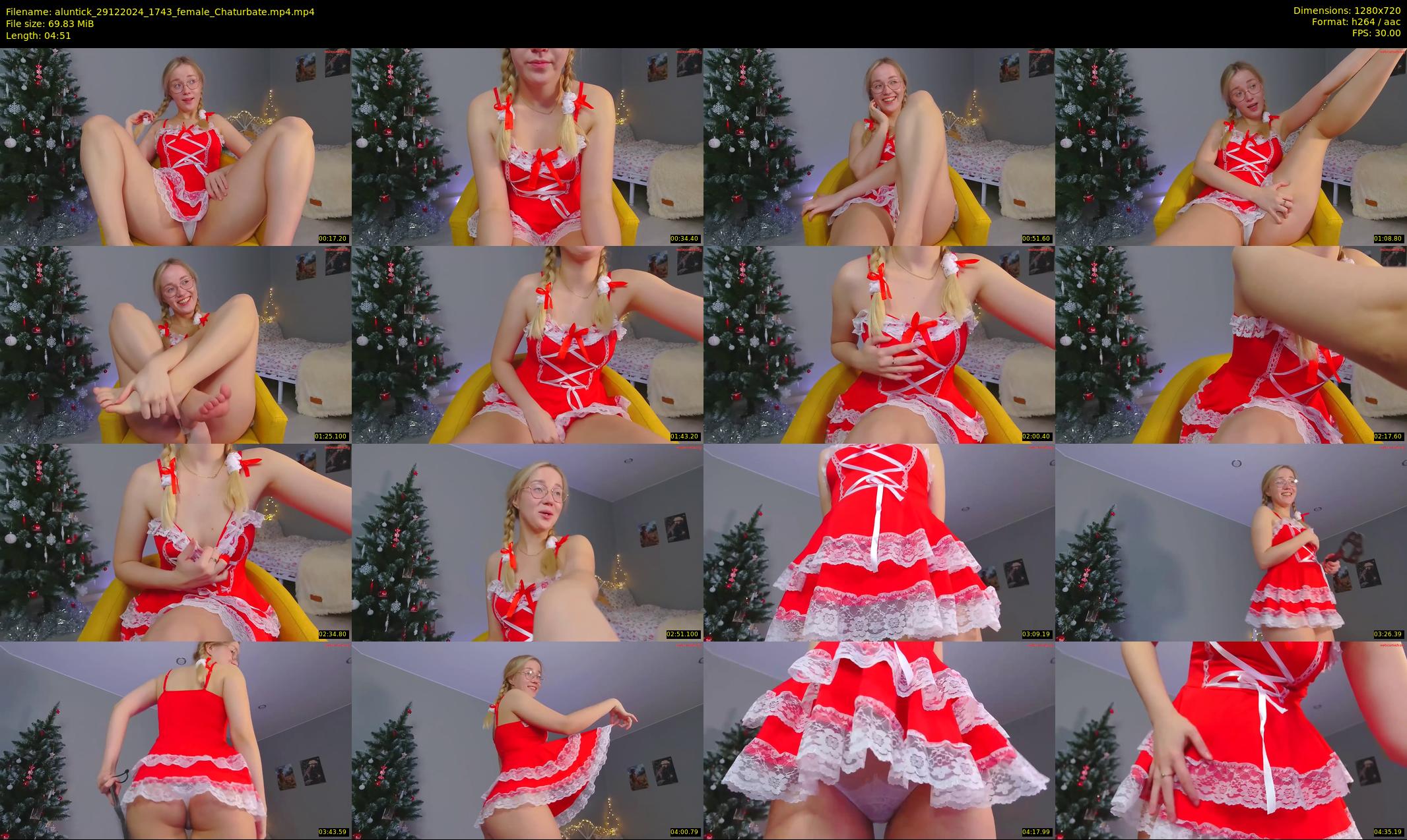 aluntick — 5 minute Chaturbate female cam show recording, 720p, Dec 29, 2024