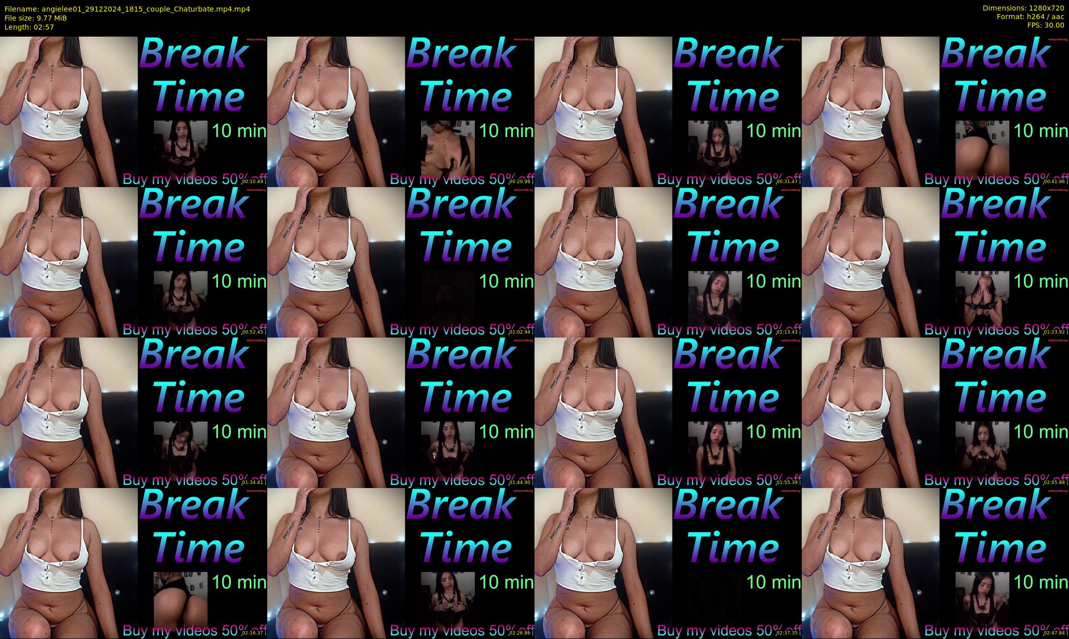 angielee01 — 3 minute Chaturbate couple cam show recording, 720p, Dec 29, 2024