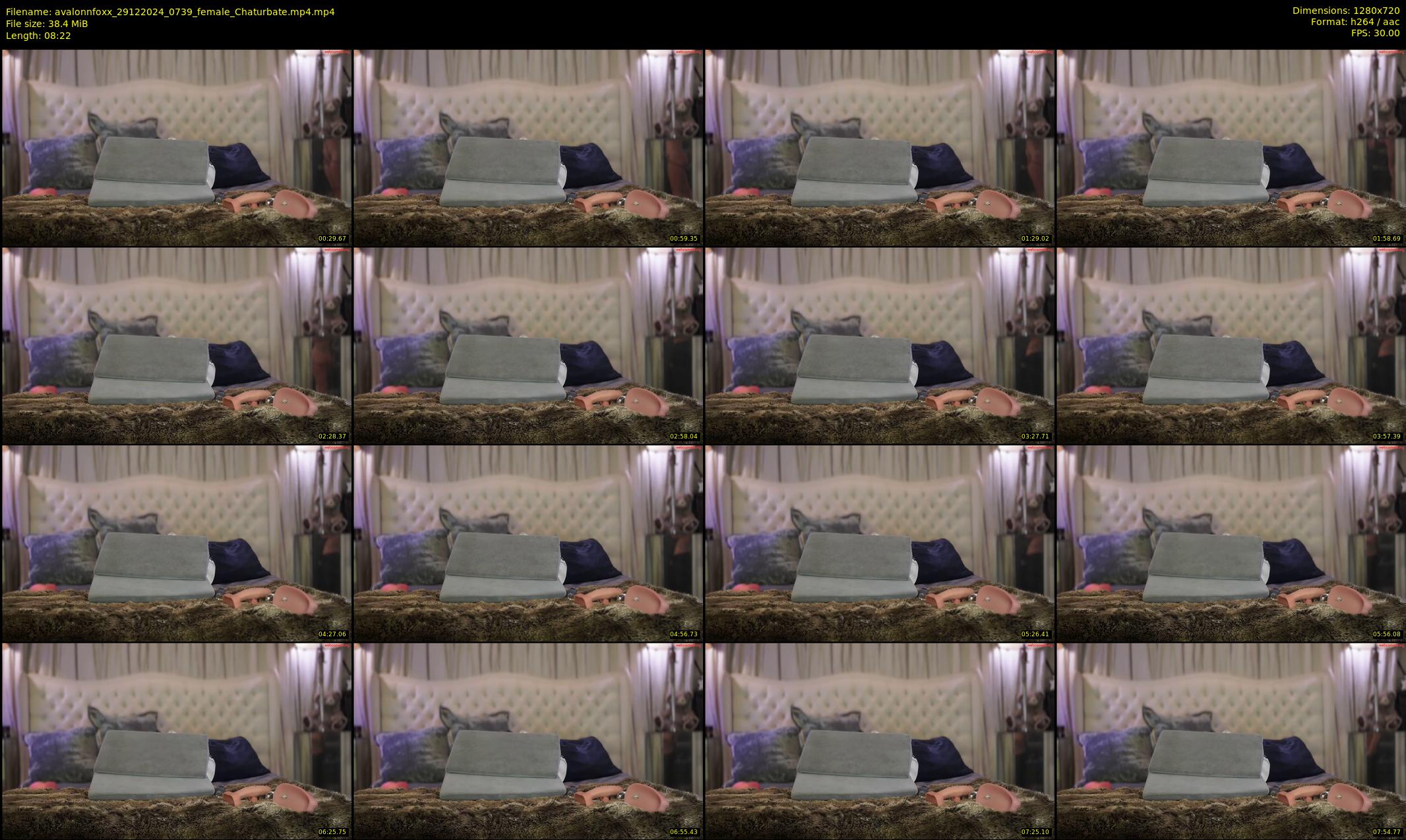 avalonnfoxx — 9 minute Chaturbate female cam show recording, 720p, Dec 29, 2024