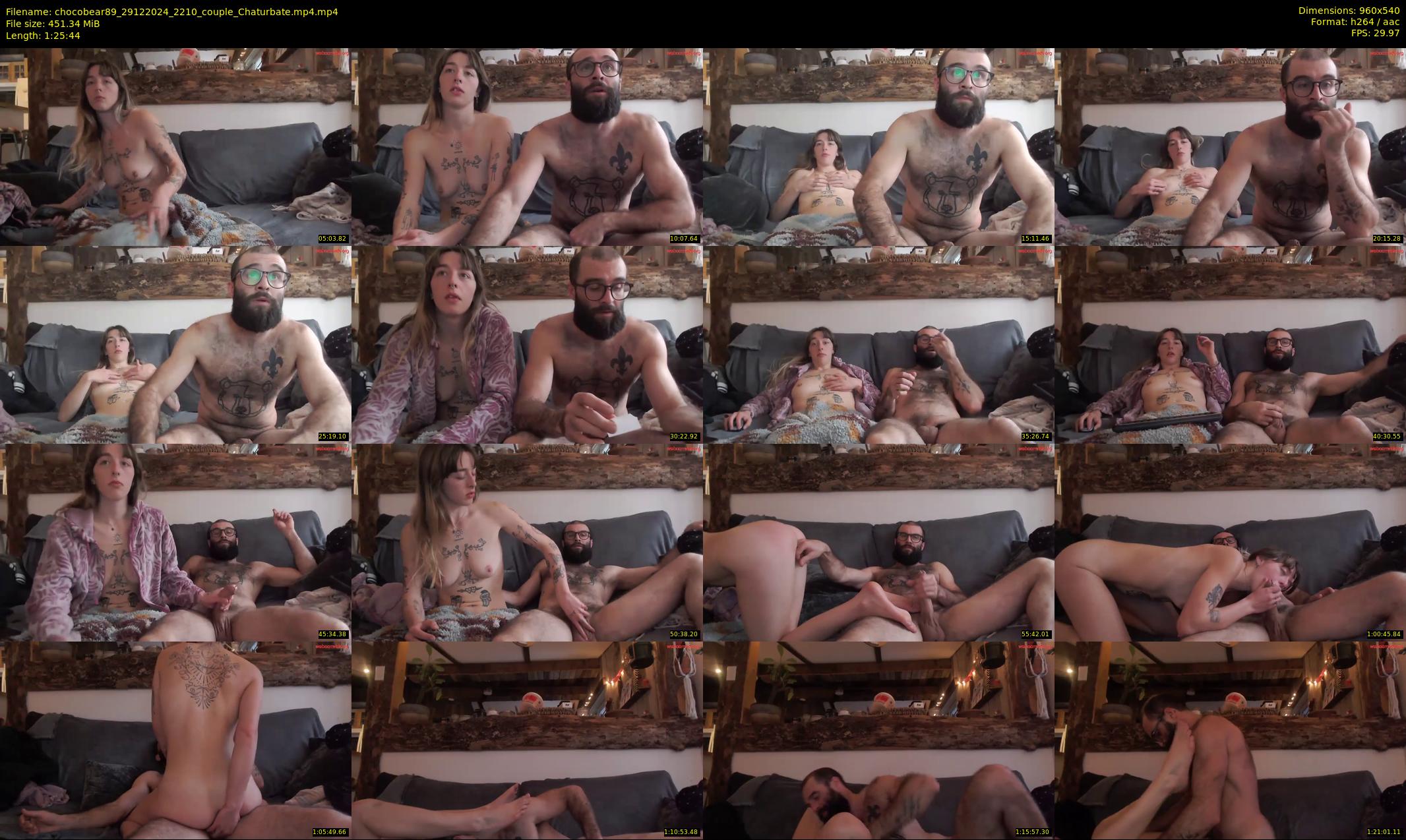chocobear89 — 86 minute Chaturbate couple cam show recording, 480p, Dec 29, 2024