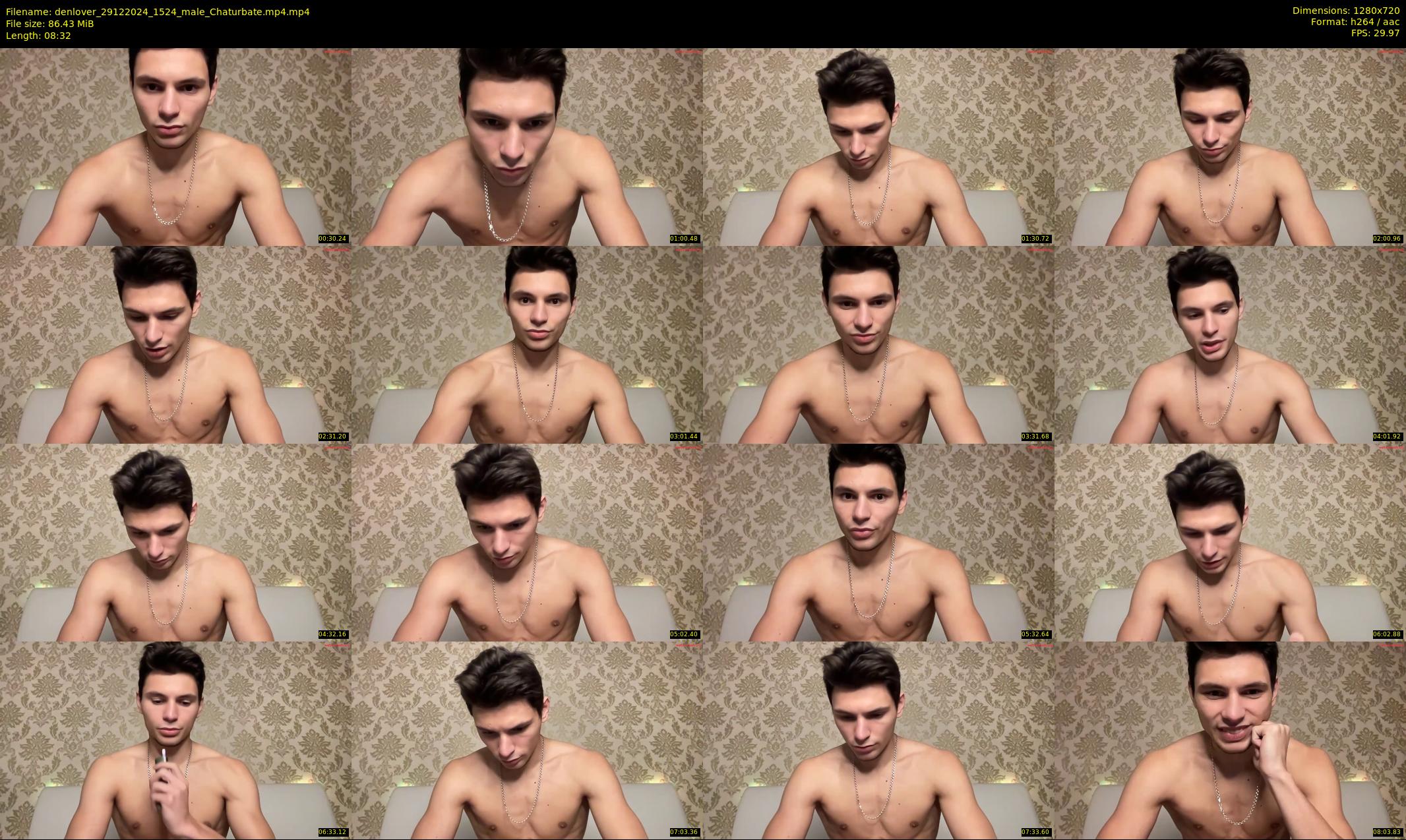 denlover — 9 minute Chaturbate male cam show recording, 720p, Dec 29, 2024