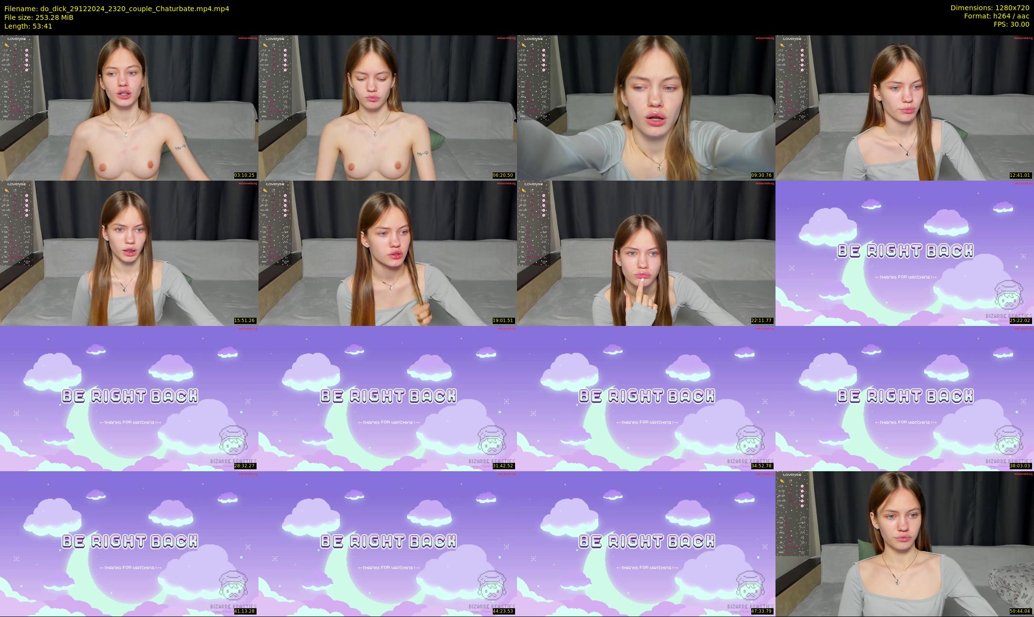 do_dick — 54 minute Chaturbate couple cam show recording, 720p, Dec 29, 2024