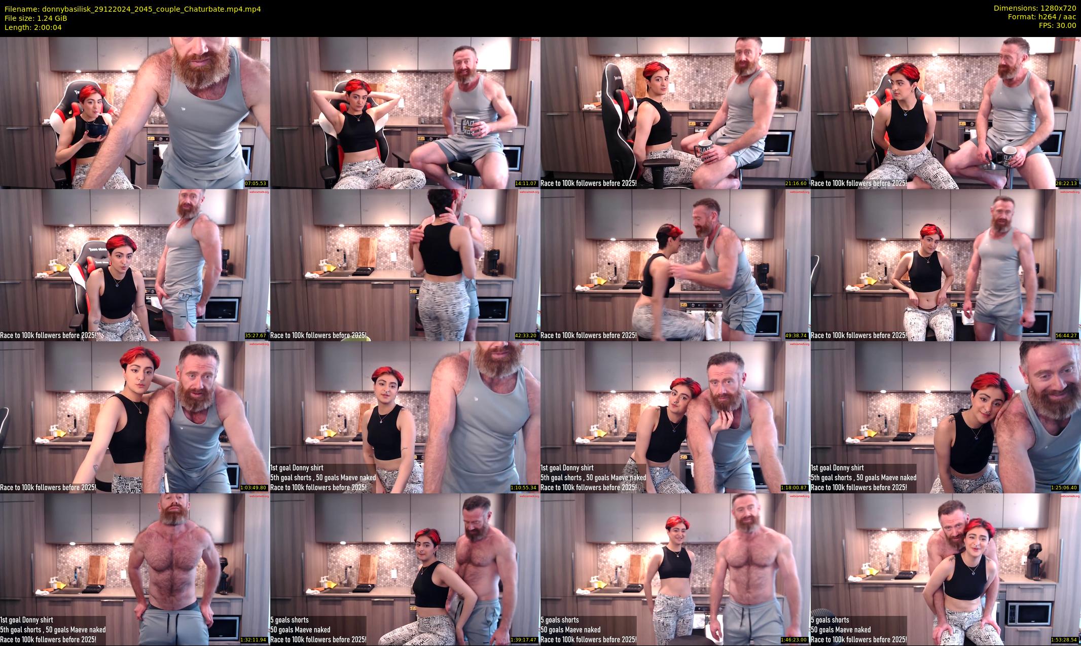donnybasilisk — 121 minute Chaturbate male cam show recording, 720p, Dec 29, 2024