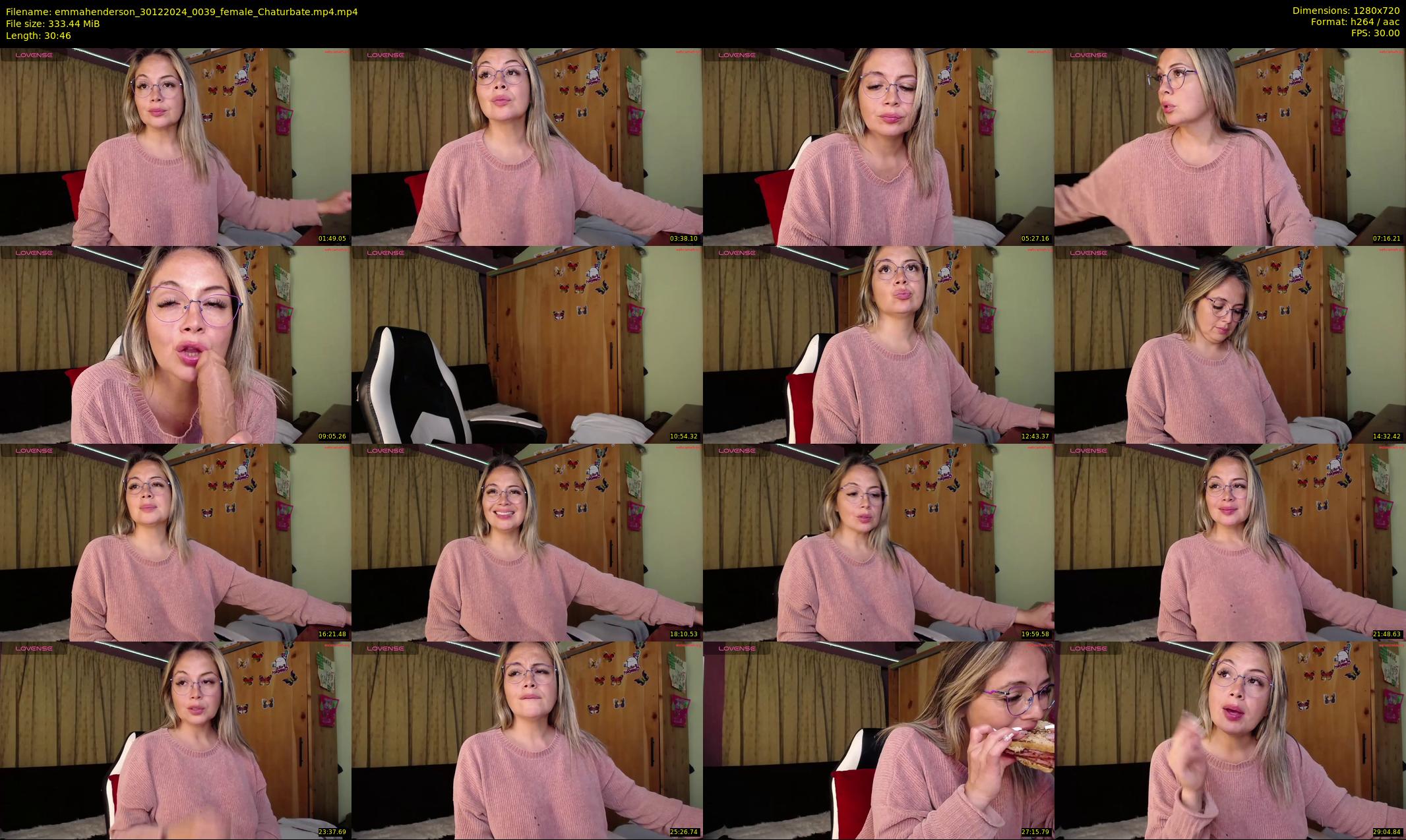 emmahenderson — 31 minute Chaturbate female cam show recording, 720p, Dec 30, 2024