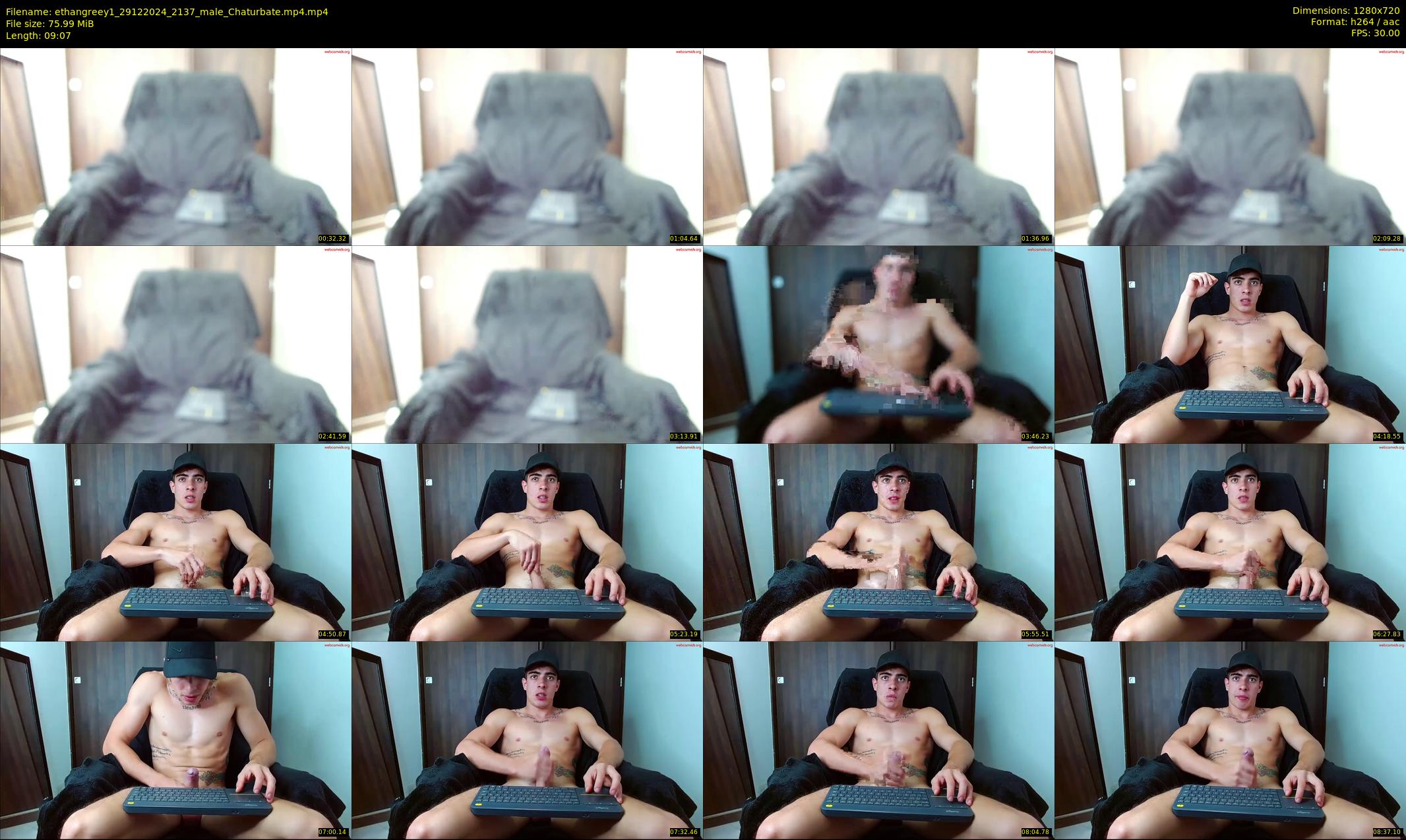 ethangreey1 — 10 minute Chaturbate male cam show recording, 720p, Dec 29, 2024