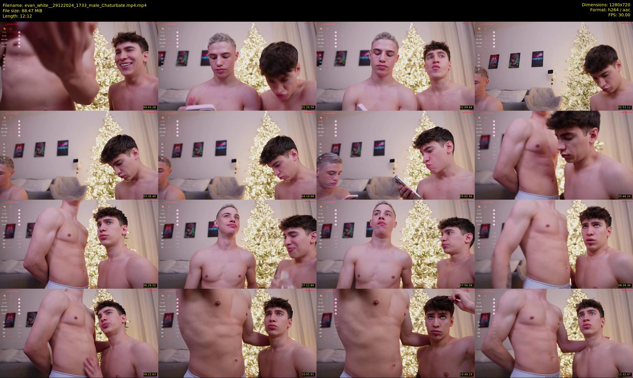 evan_white_ — 13 minute Chaturbate male cam show recording, 720p, Dec 29, 2024