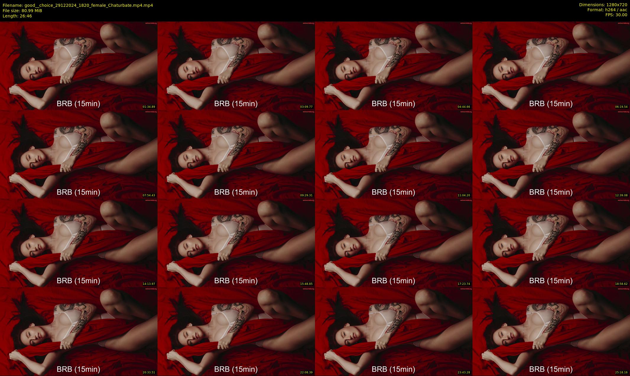 good__choice — 27 minute Chaturbate female cam show recording, 720p, Dec 29, 2024