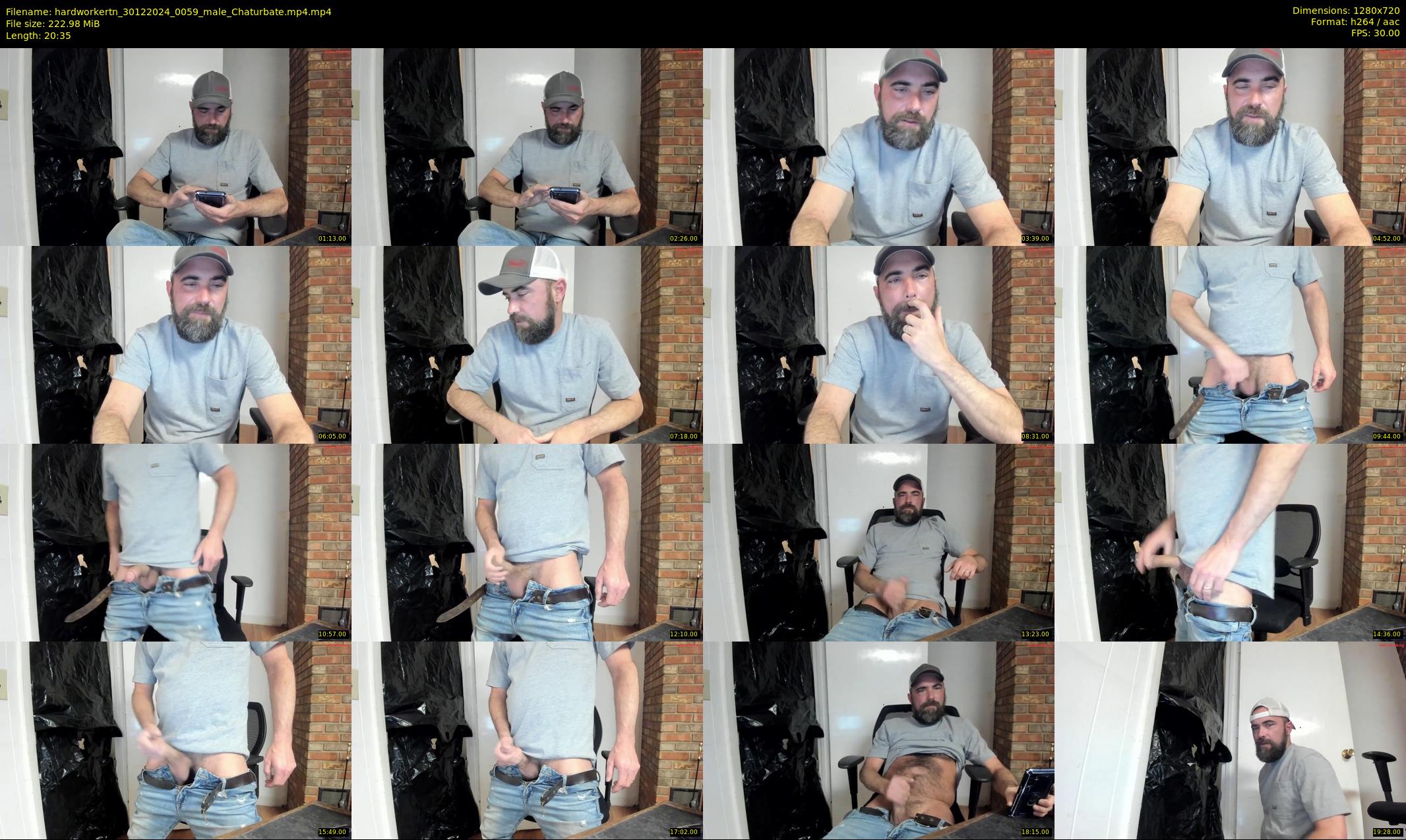 hardworkertn — 21 minute Chaturbate male cam show recording, 720p, Dec 30, 2024