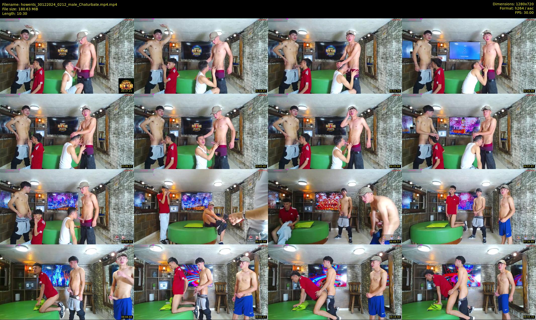 howents — 11 minute Chaturbate male cam show recording, 720p, Dec 30, 2024