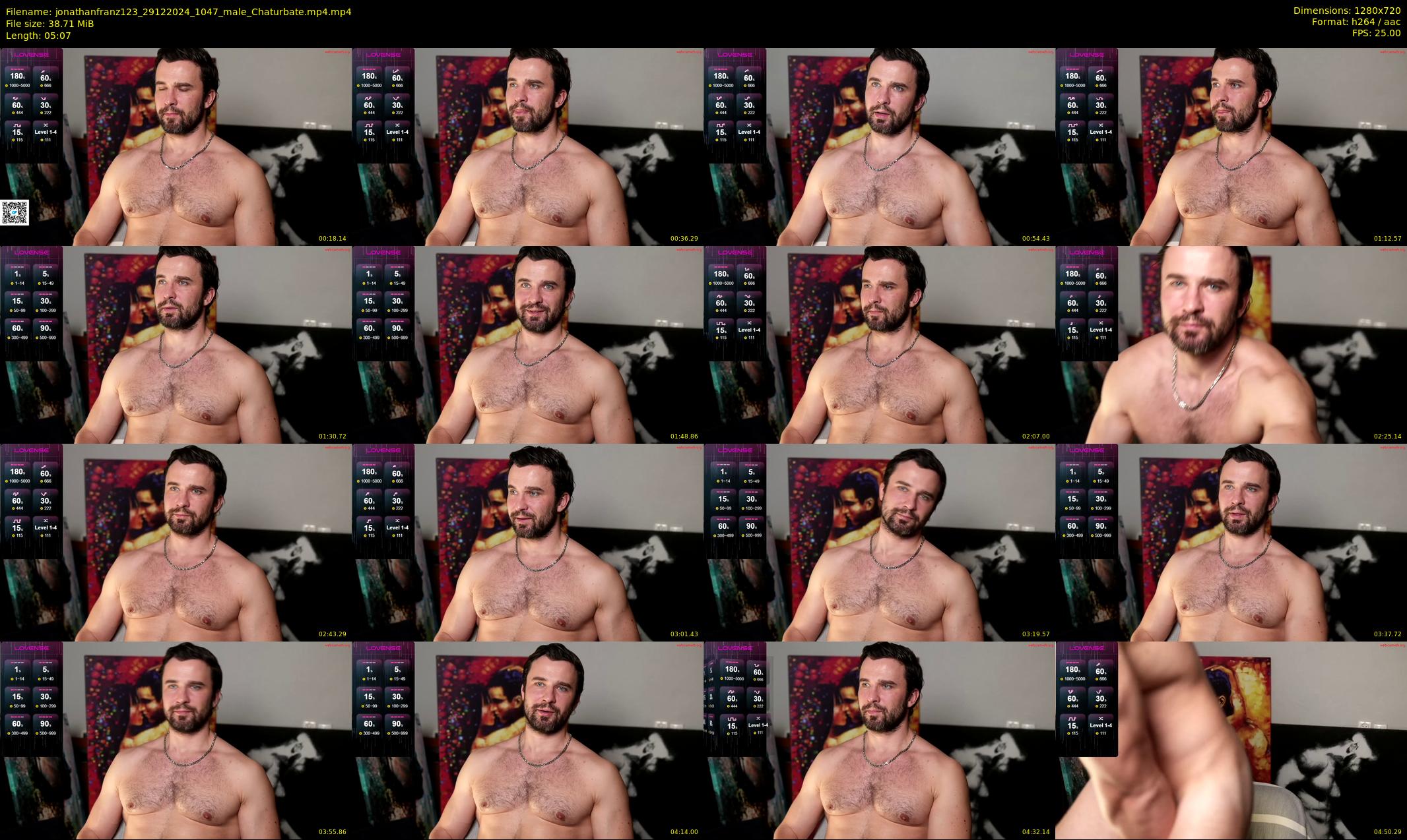 jonathanfranz123 — 6 minute Chaturbate male cam show recording, 720p, Dec 29, 2024