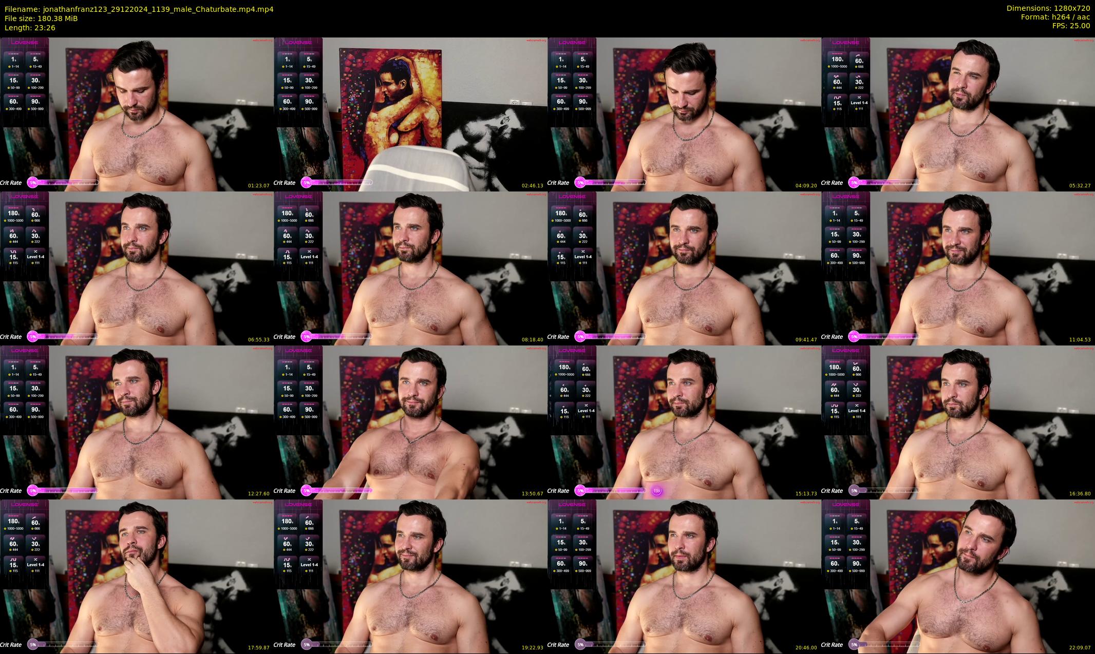 jonathanfranz123 — 24 minute Chaturbate male cam show recording, 720p, Dec 29, 2024