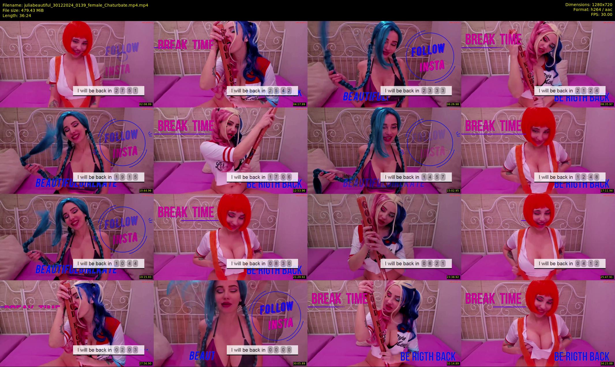 juliabeautiful — 37 minute Chaturbate female cam show recording, 720p, Dec 30, 2024