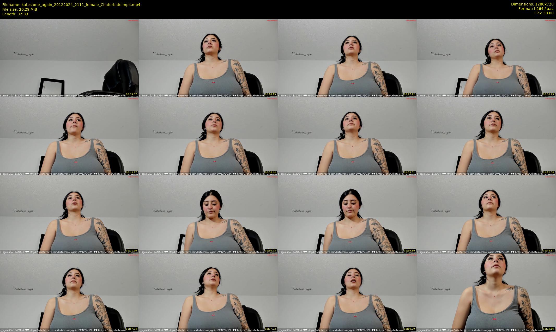 katestone_again — 3 minute Chaturbate female cam show recording, 720p, Dec 29, 2024