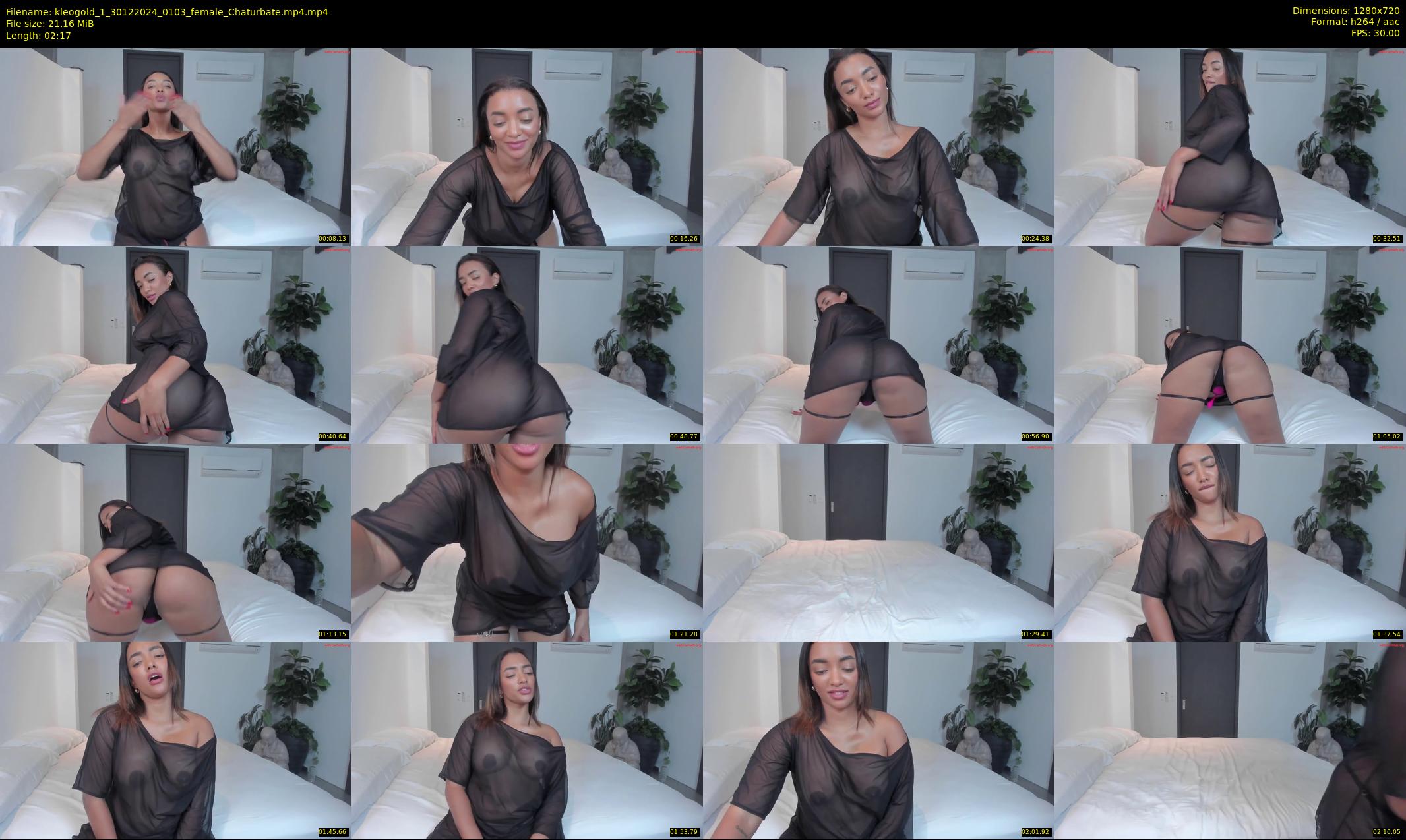 kleogold_1 — 3 minute Chaturbate female cam show recording, 720p, Dec 30, 2024