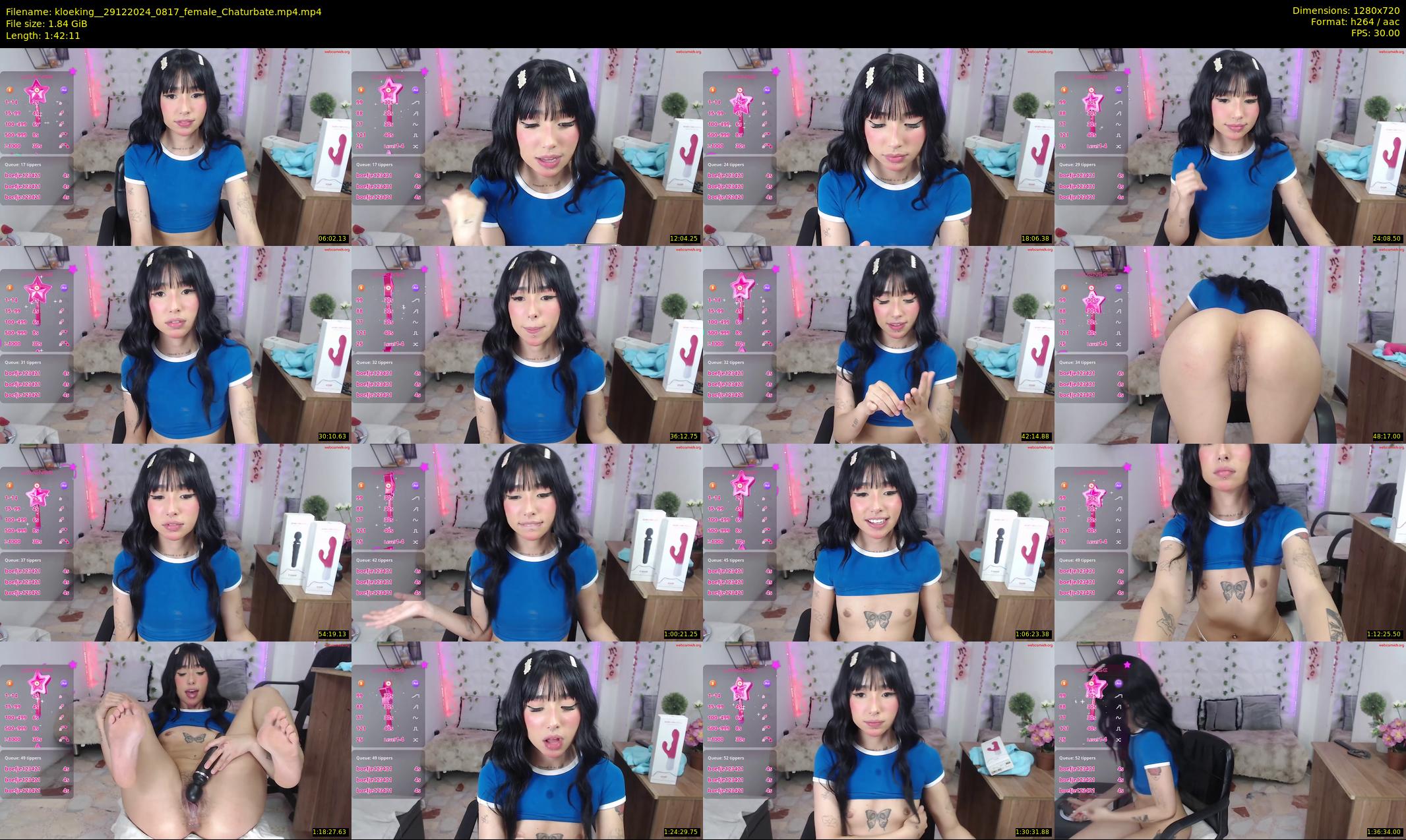 kloeking_ — 103 minute Chaturbate female cam show recording, 720p, Dec 29, 2024