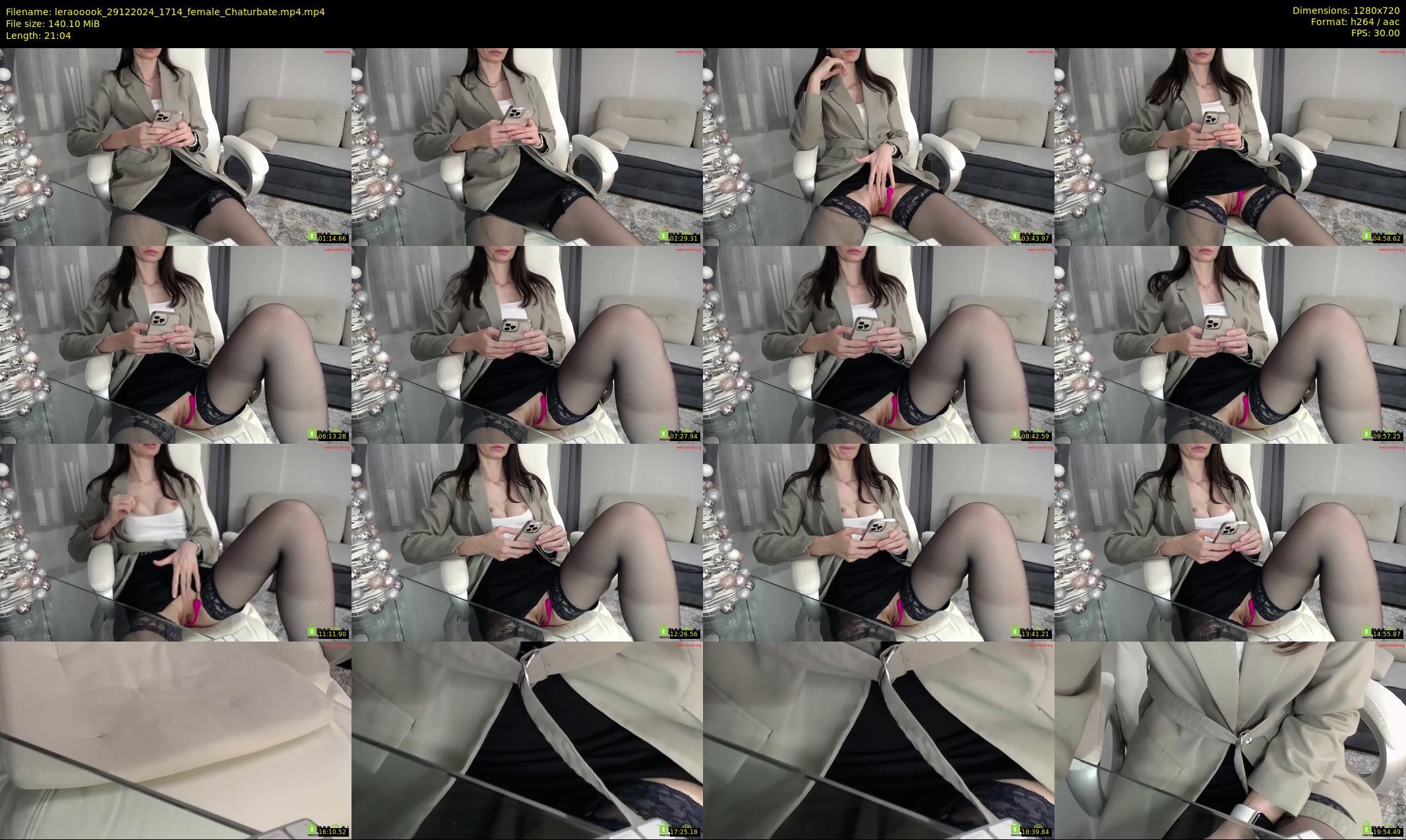 leraooook — 22 minute Chaturbate female cam show recording, 720p, Dec 29, 2024