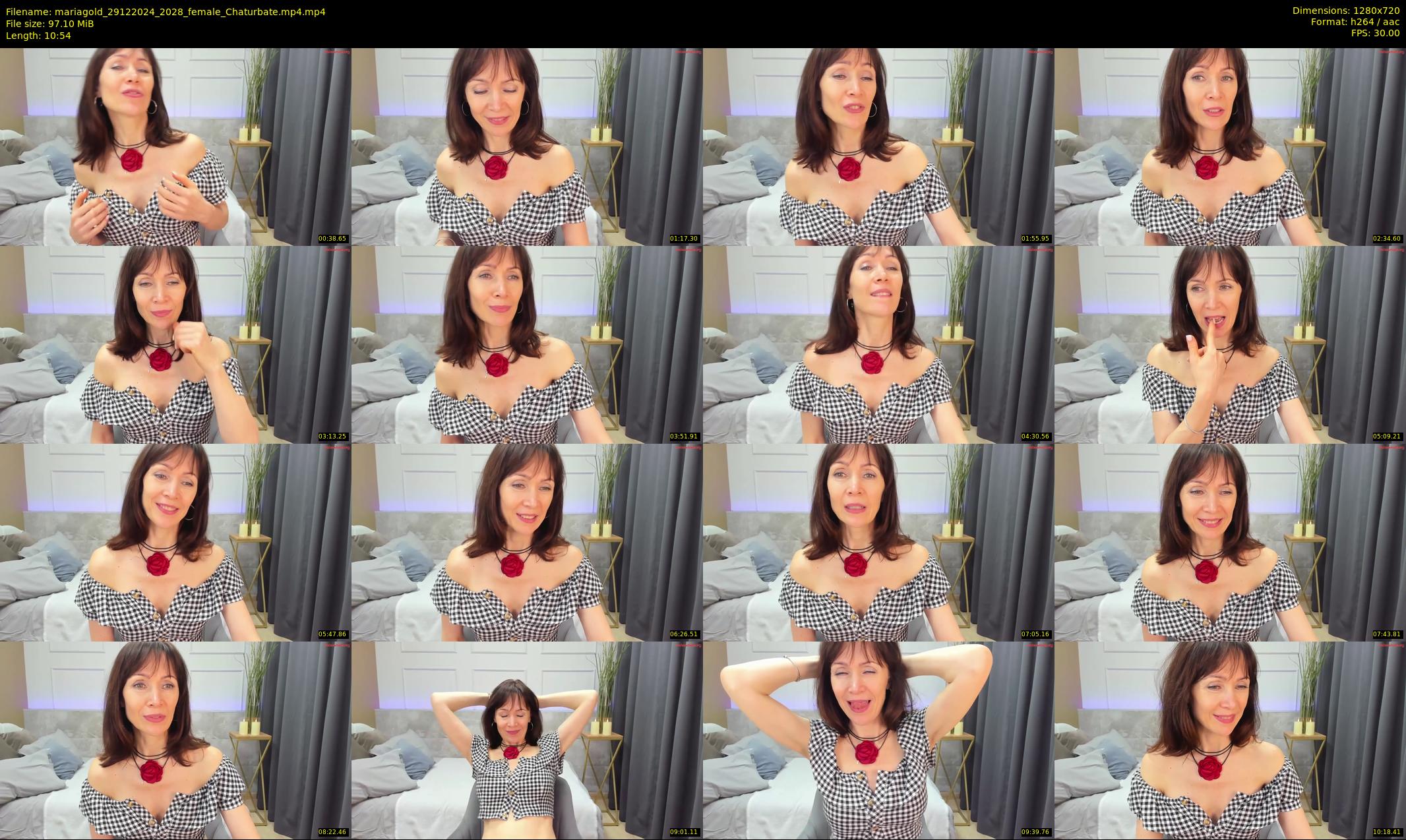 mariagold — 11 minute Chaturbate female cam show recording, 720p, Dec 29, 2024