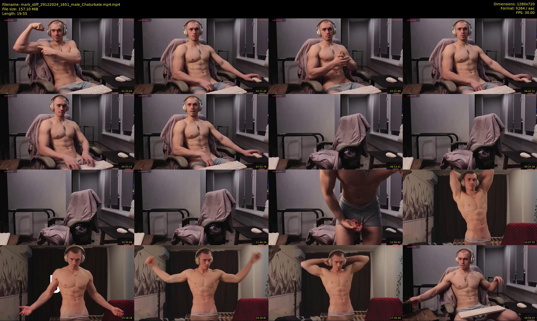 mark_stiff — 20 minute Chaturbate male cam show recording, 720p, Dec 29, 2024