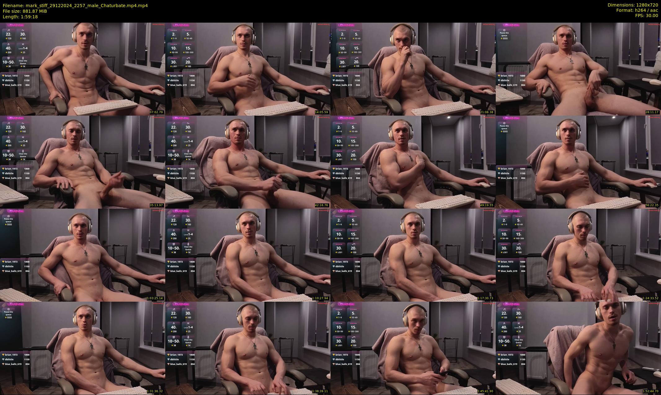 mark_stiff — 120 minute Chaturbate male cam show recording, 720p, Dec 29, 2024