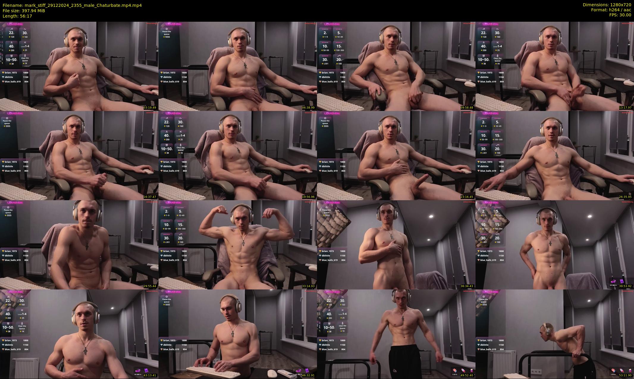 mark_stiff — 57 minute Chaturbate male cam show recording, 720p, Dec 29, 2024