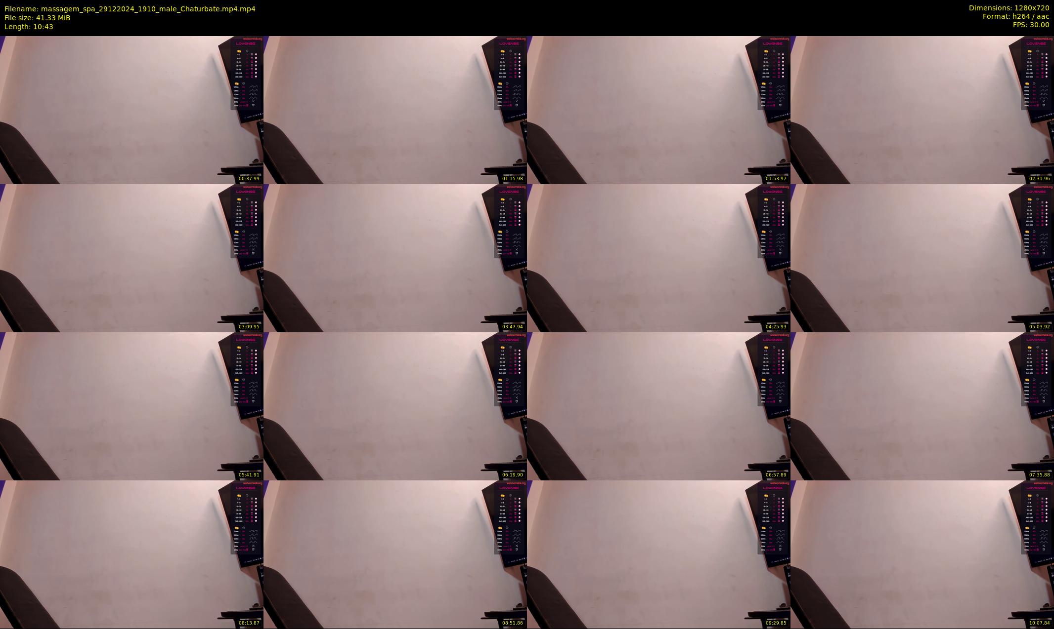 massagem_spa — 11 minute Chaturbate male cam show recording, 720p, Dec 29, 2024