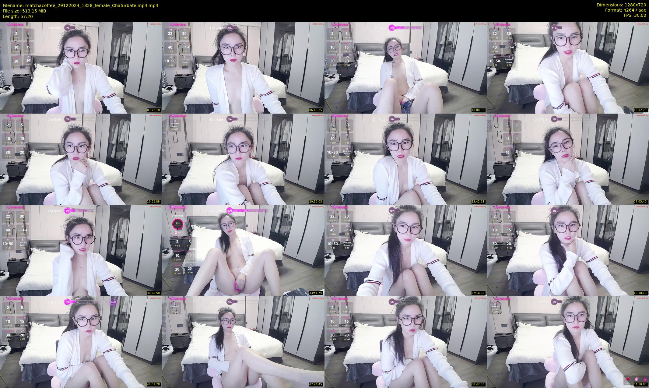 matchacoffee — 58 minute Chaturbate female cam show recording, 720p, Dec 29, 2024