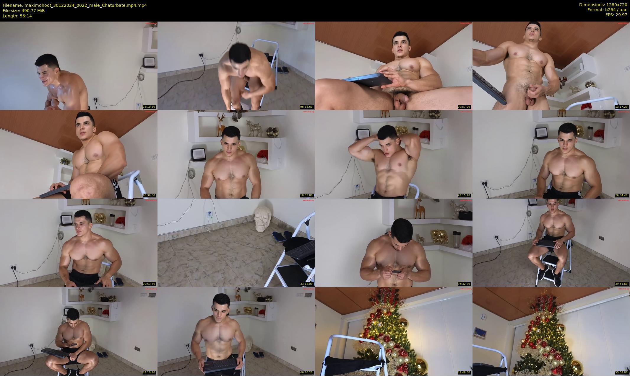 maximohoot — 57 minute Chaturbate male cam show recording, 720p, Dec 30, 2024