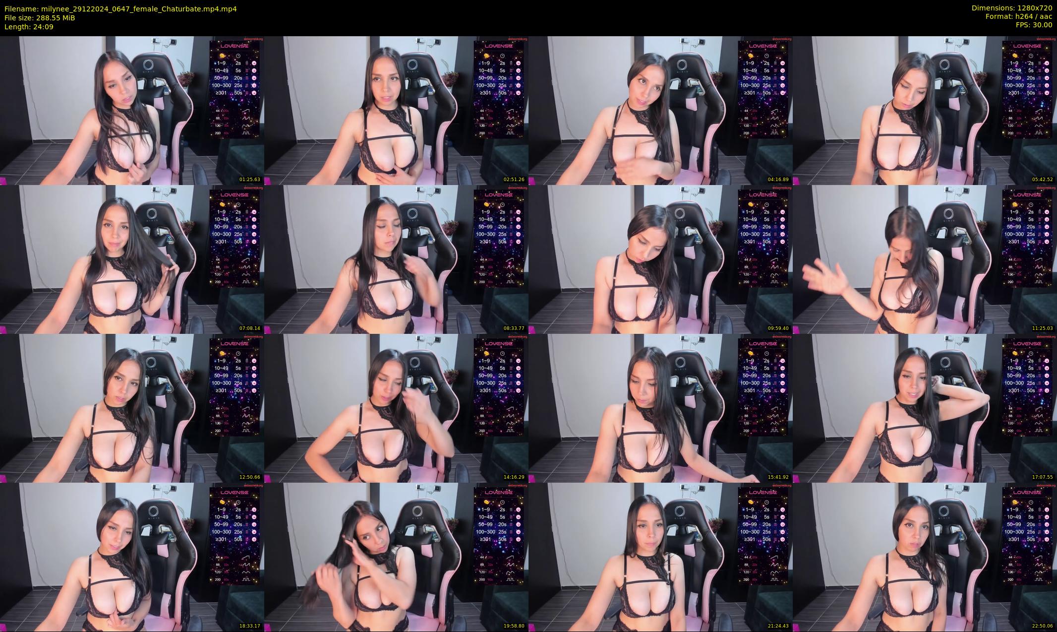 milynee — 25 minute Chaturbate female cam show recording, 720p, Dec 29, 2024