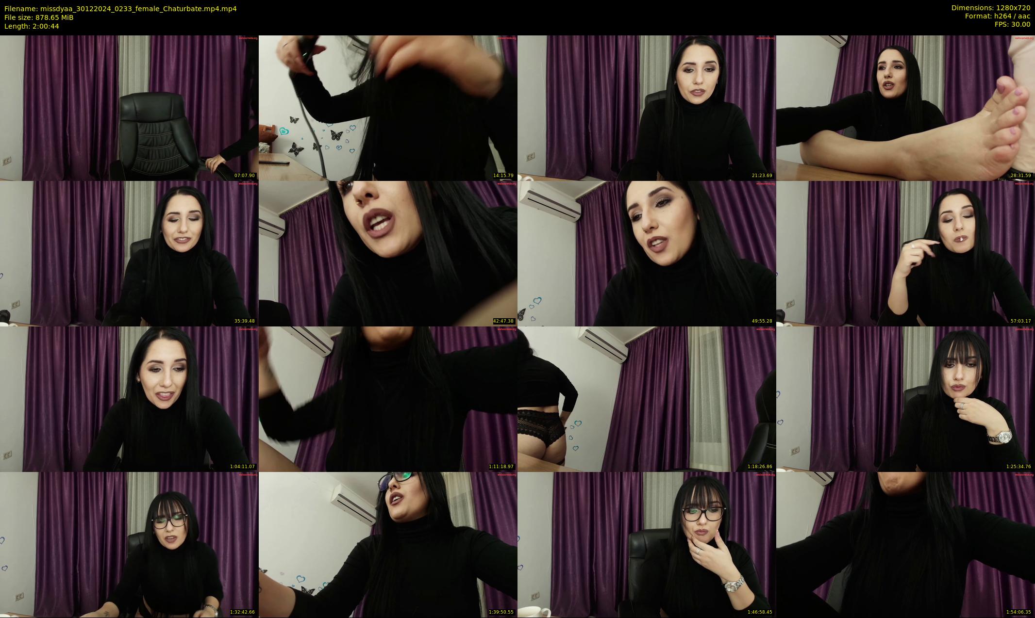 missdyaa — 121 minute Chaturbate female cam show recording, 720p, Dec 30, 2024