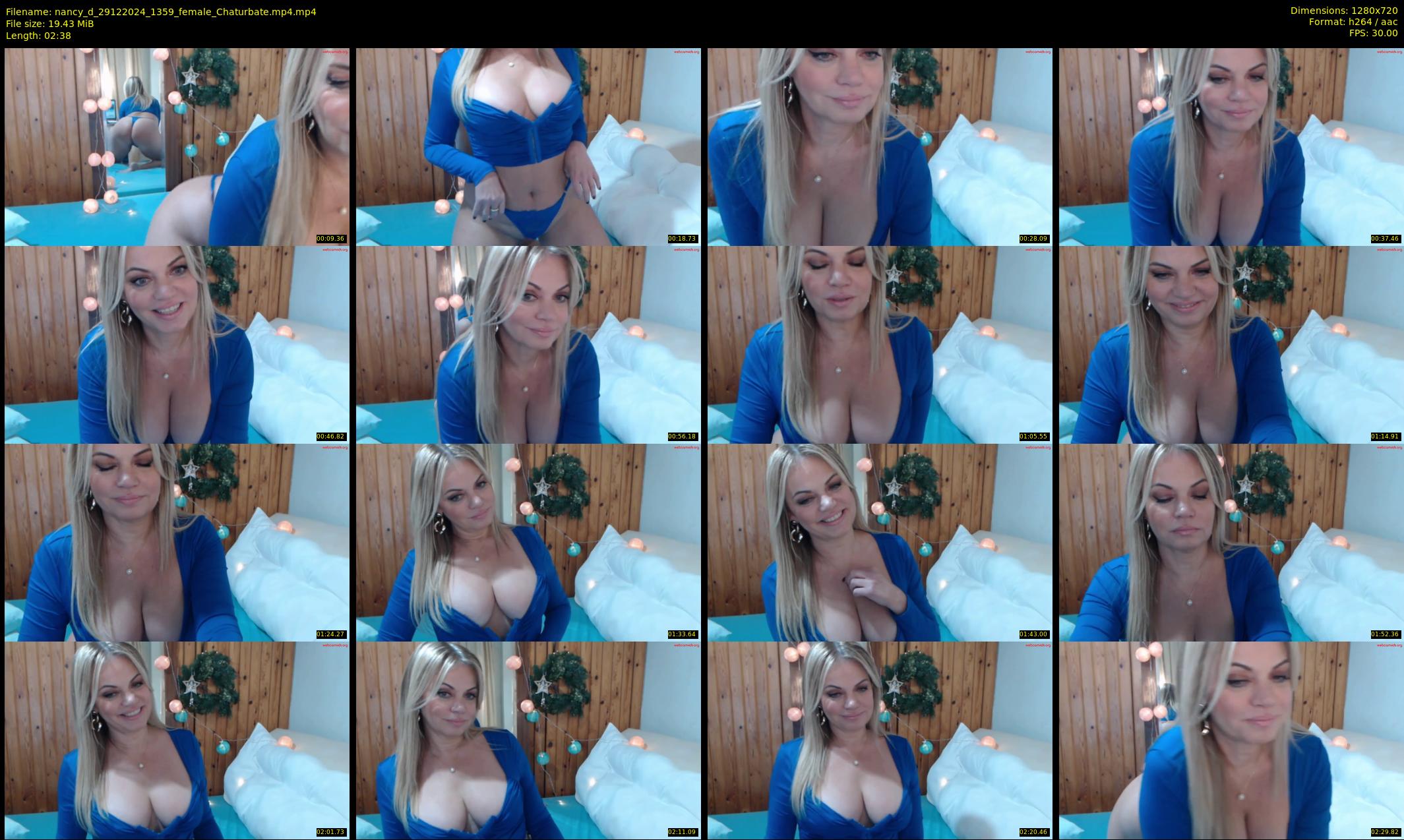 nancy_d — 3 minute Chaturbate female cam show recording, 720p, Dec 29, 2024