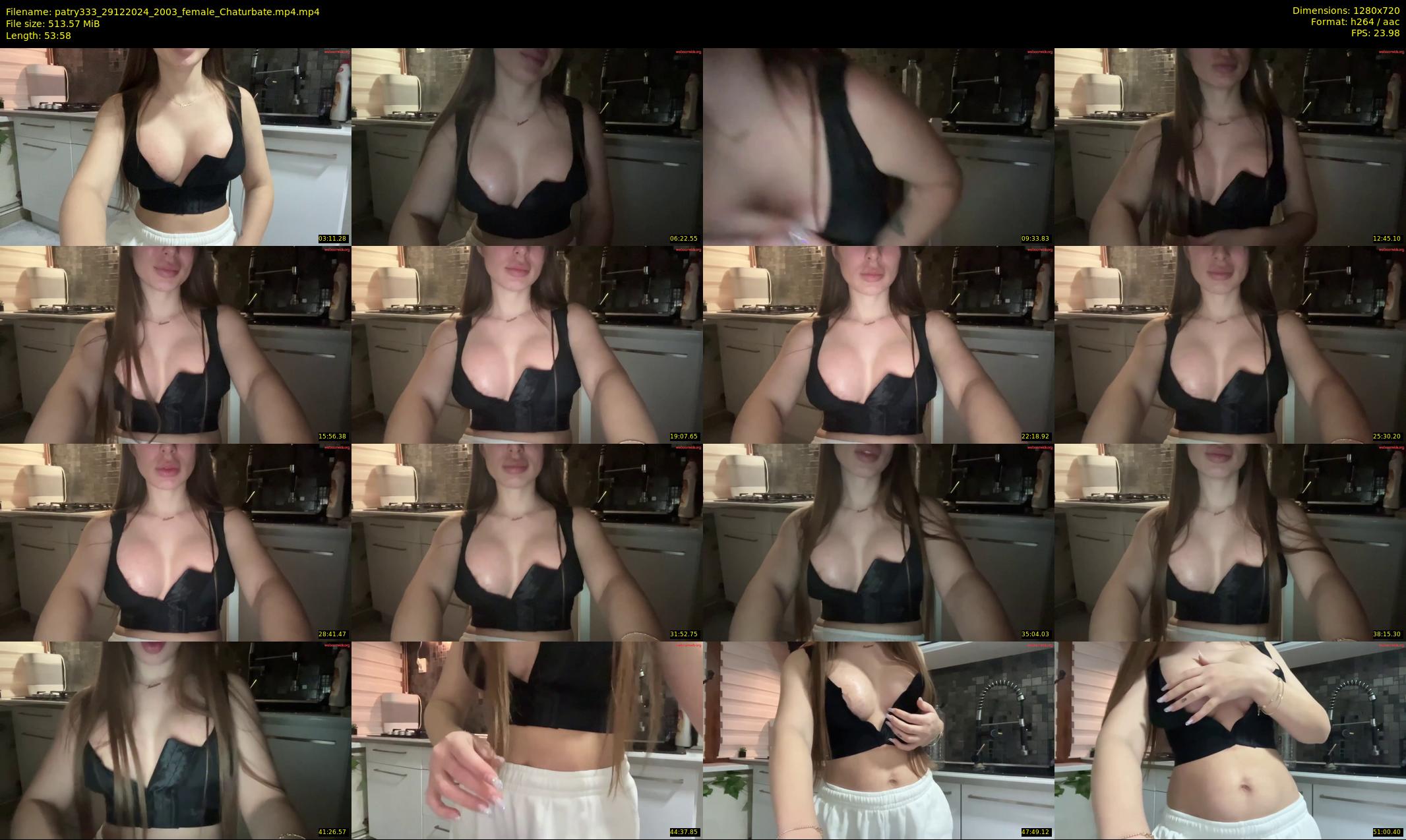 patry333 — 54 minute Chaturbate female cam show recording, 720p, Dec 29, 2024