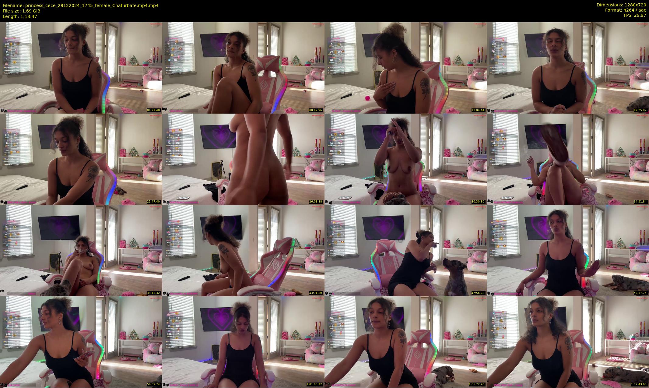 princess_cece — 74 minute Chaturbate female cam show recording, 720p, Dec 29, 2024
