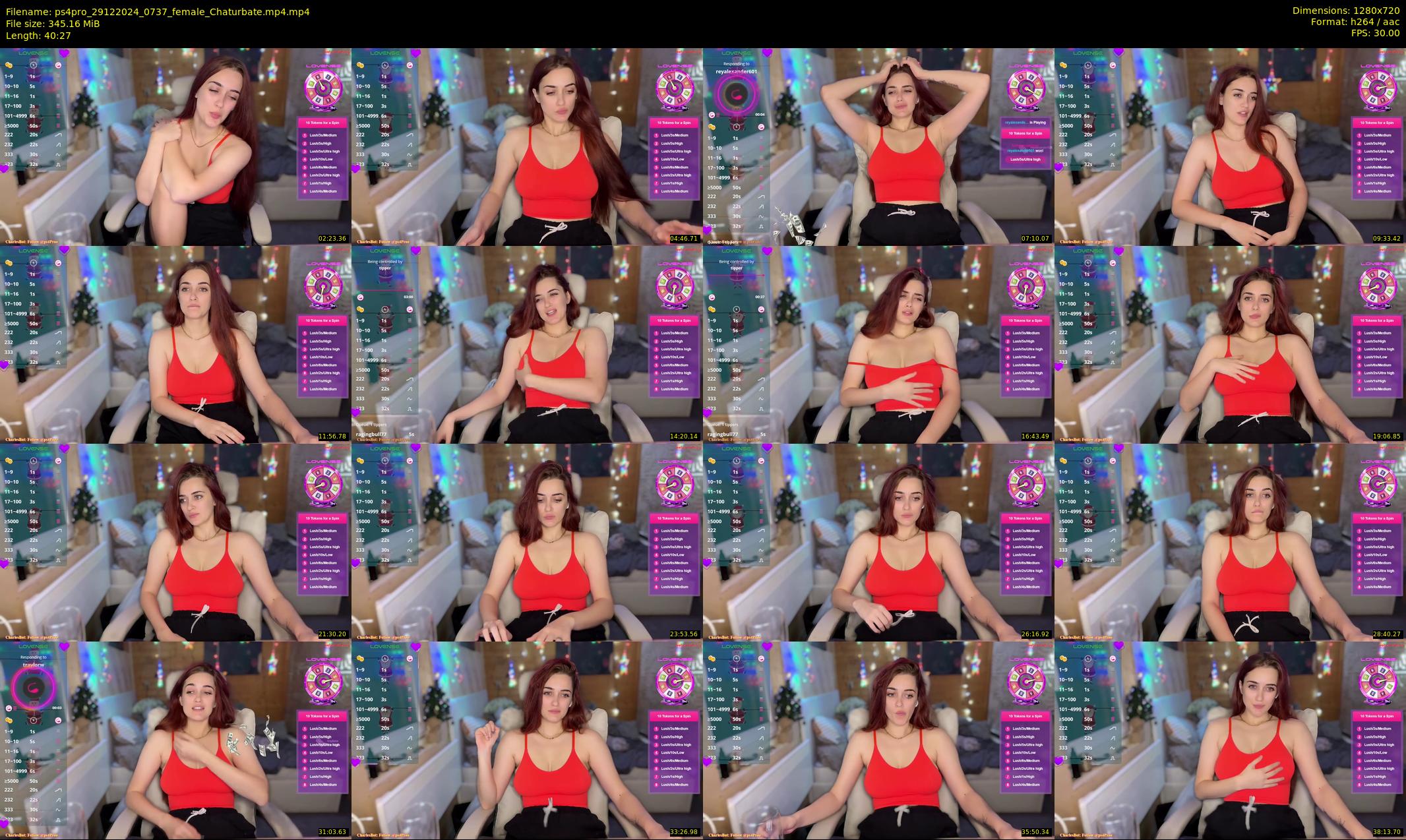 ps4pro — 41 minute Chaturbate female cam show recording, 720p, Dec 29, 2024