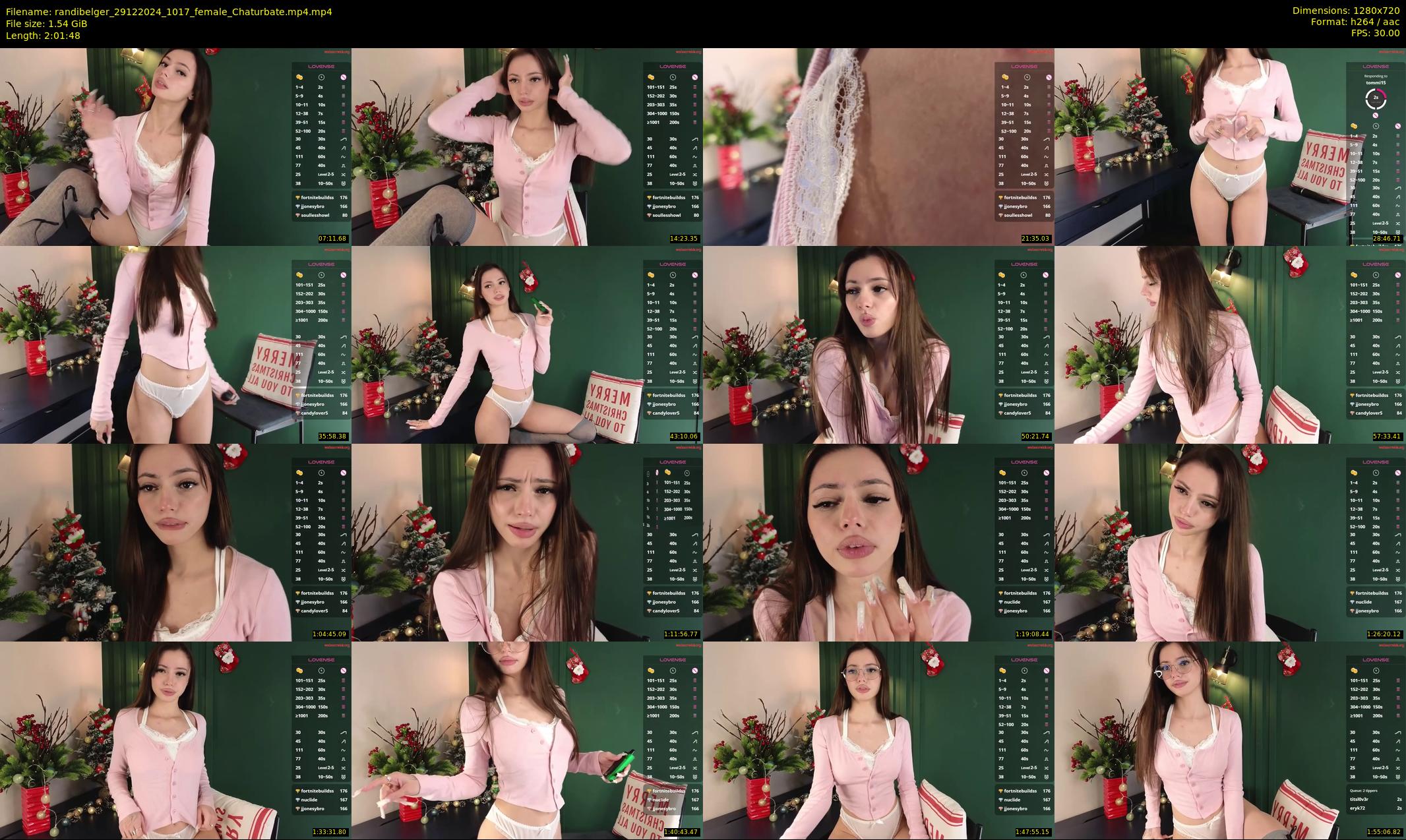 randibelger — 122 minute Chaturbate female cam show recording, 720p, Dec 29, 2024