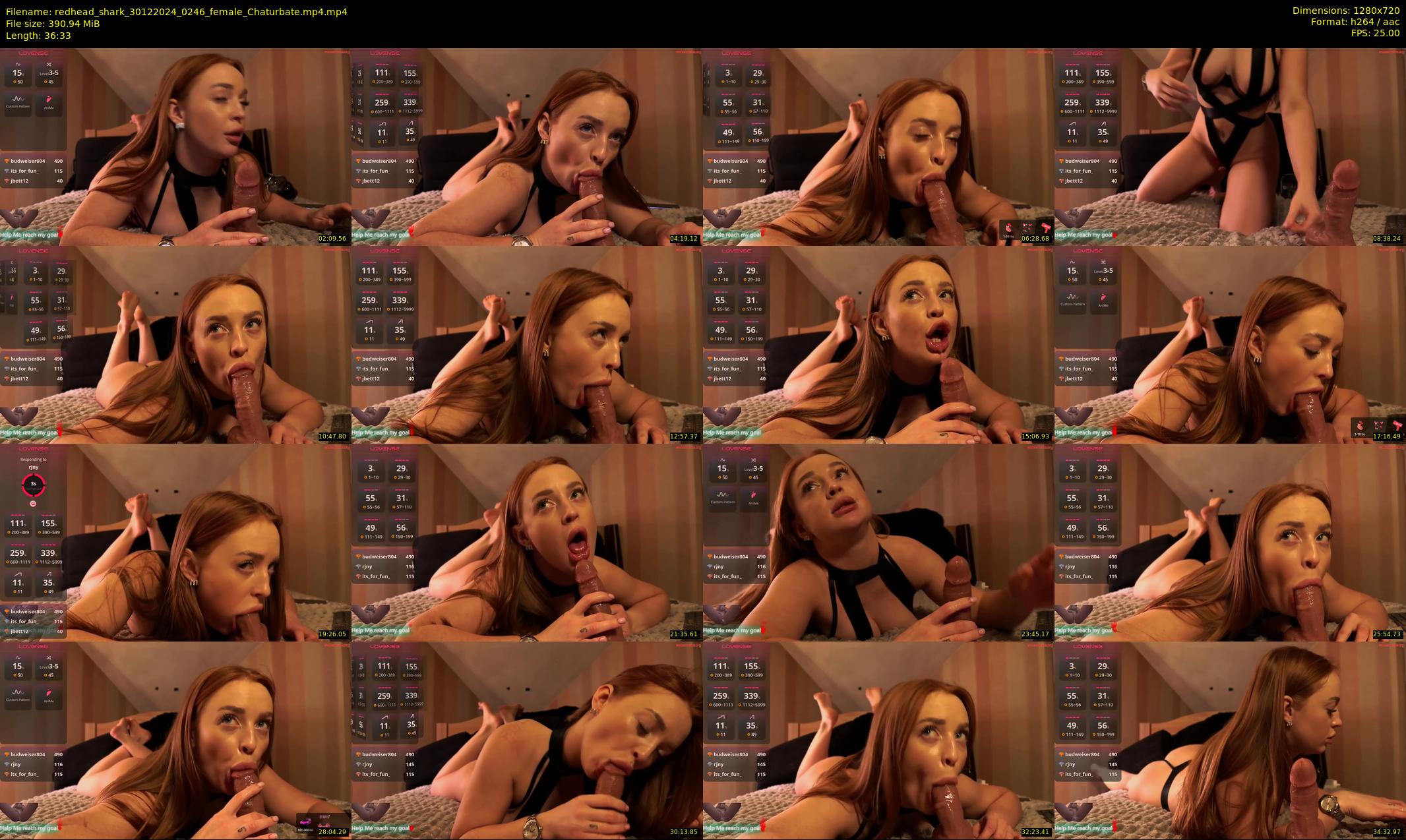 redhead_shark — 37 minute Chaturbate female cam show recording, 720p, Dec 30, 2024