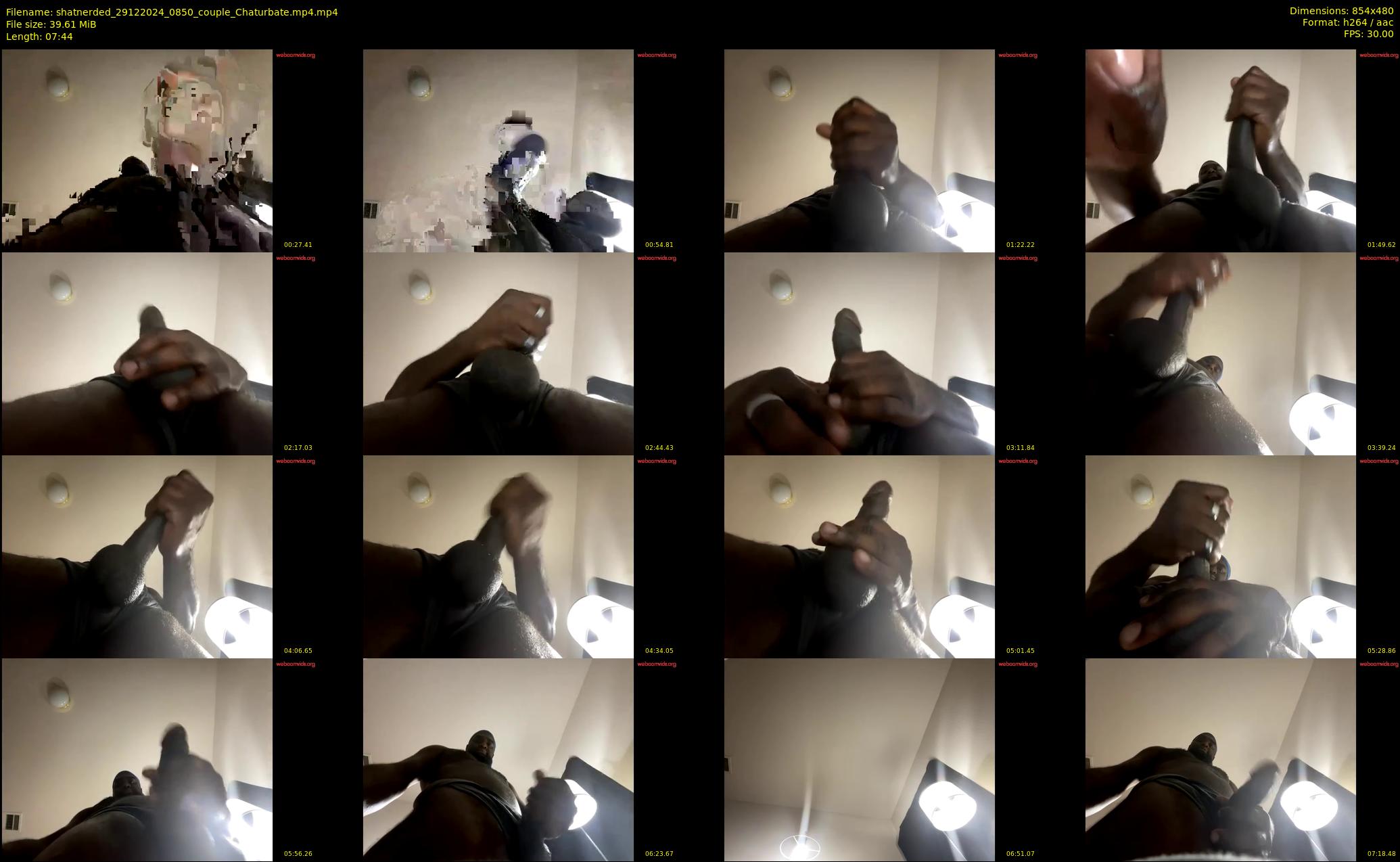 shatnerded — 8 minute Chaturbate couple cam show recording, 480p, Dec 29, 2024