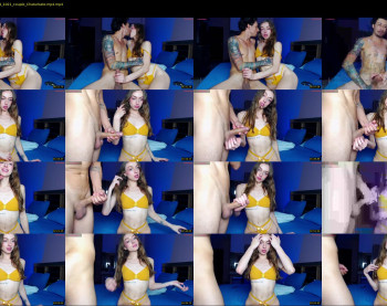 shineblue2728 — 5 minute Chaturbate couple cam show recording, 720p, Dec 29, 2024