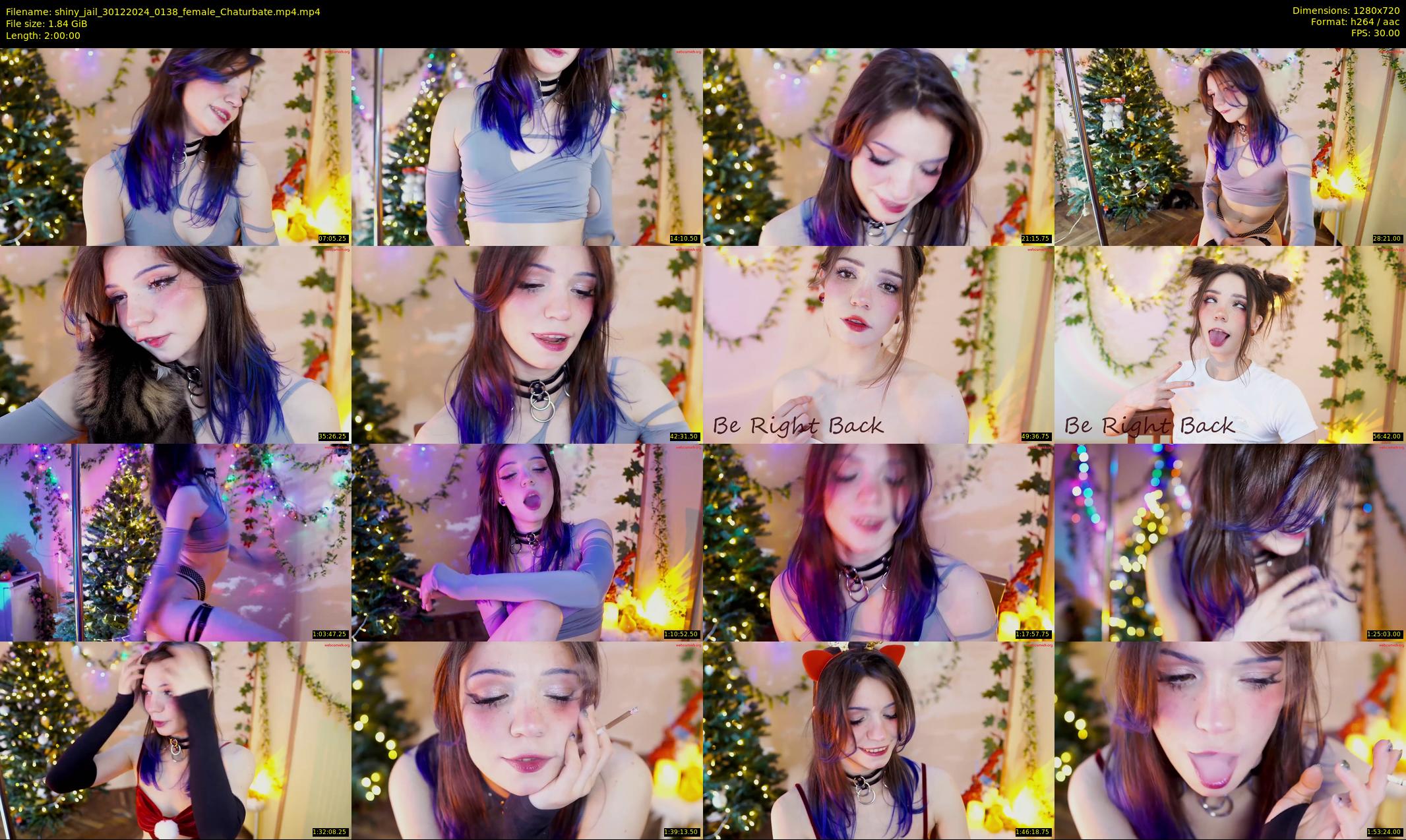 shiny_jail — 120 minute Chaturbate female cam show recording, 720p, Dec 30, 2024