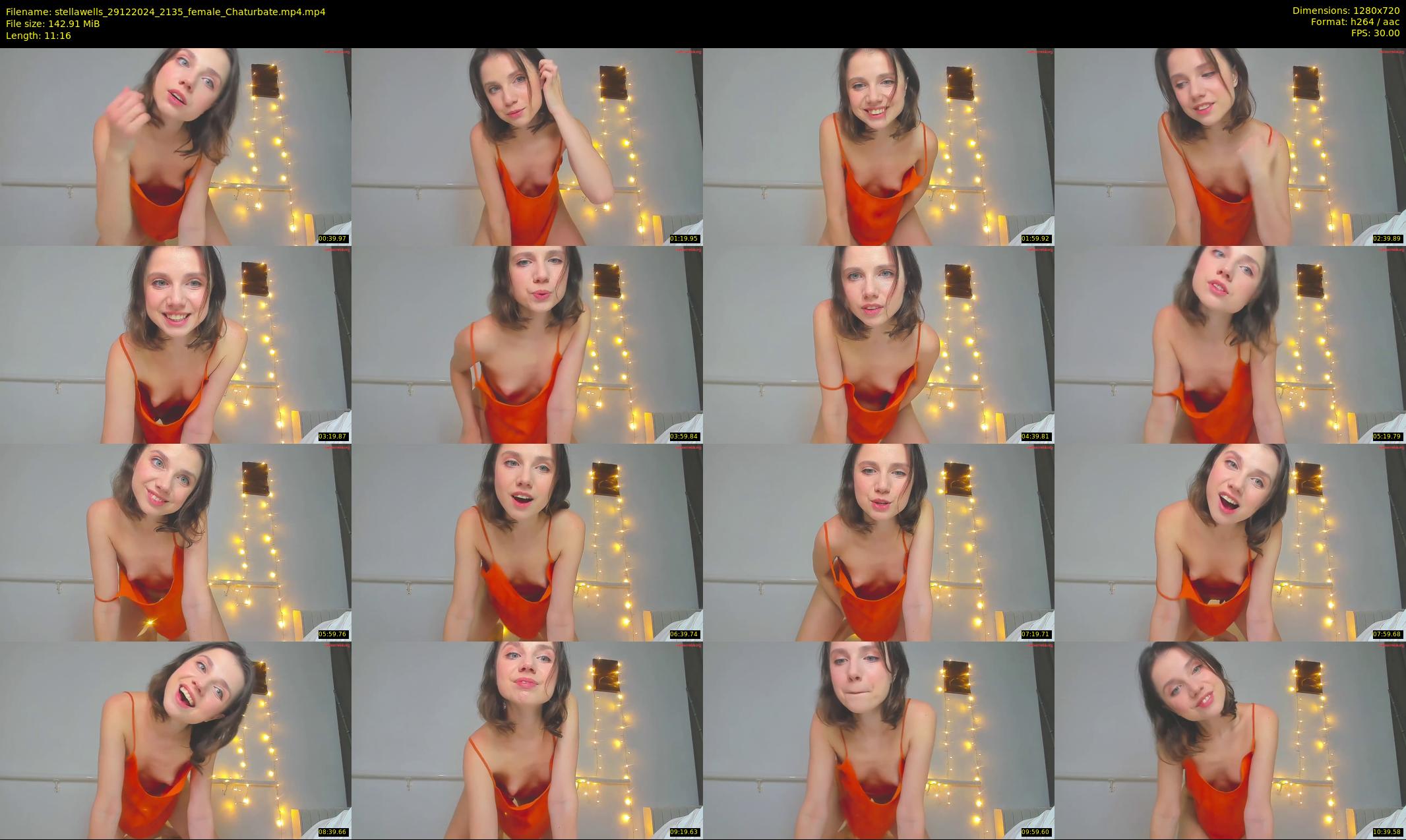 stellawells — 12 minute Chaturbate female cam show recording, 720p, Dec 29, 2024