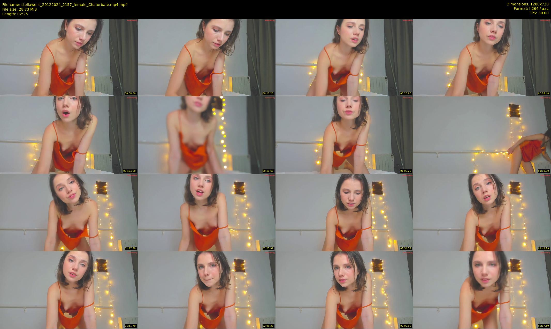 stellawells — 3 minute Chaturbate female cam show recording, 720p, Dec 29, 2024