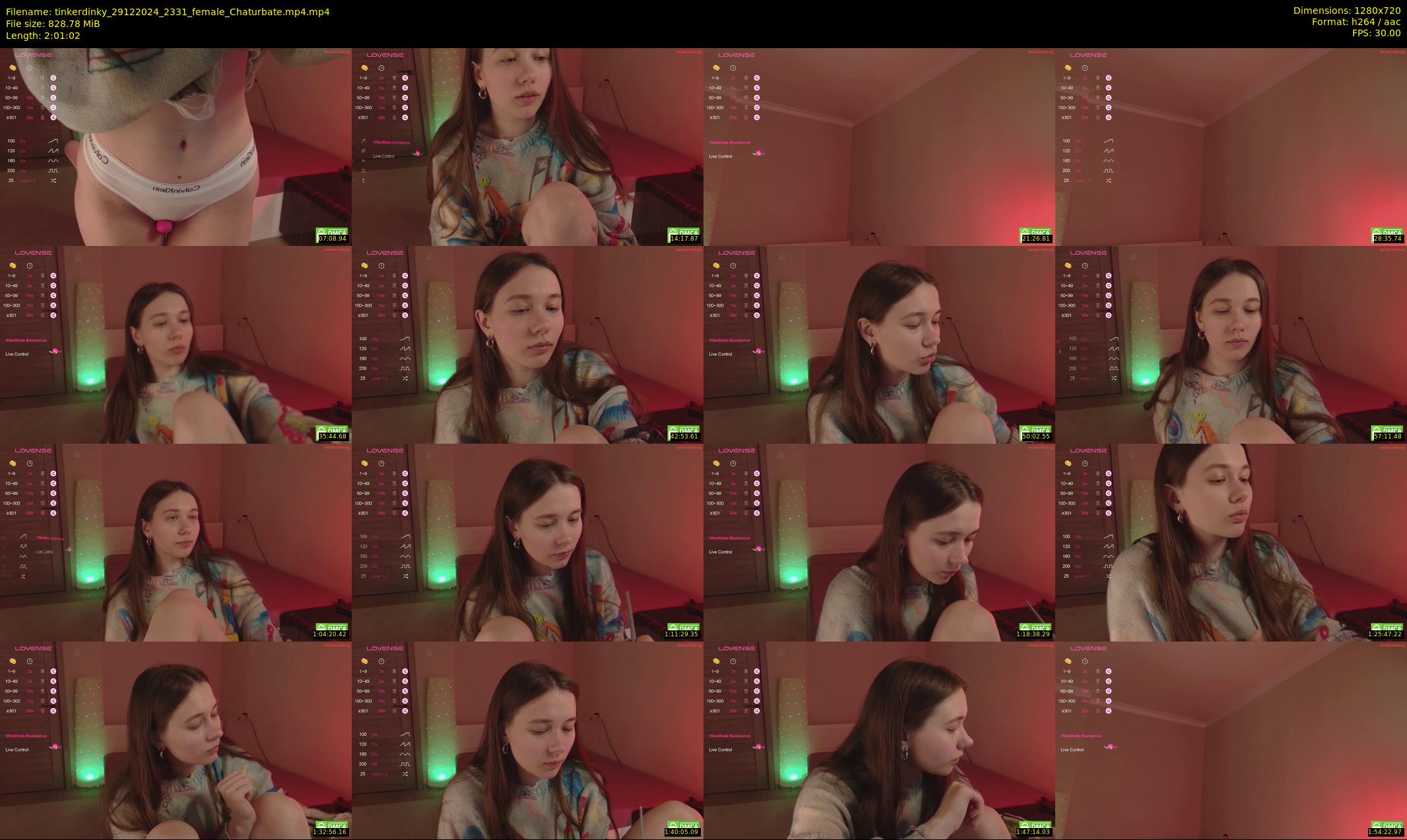 tinkerdinky — 122 minute Chaturbate female cam show recording, 720p, Dec 29, 2024