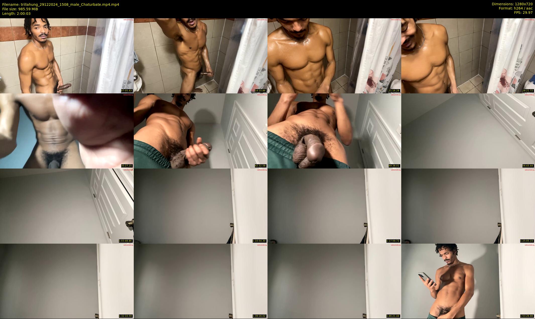 trillahung — 121 minute Chaturbate male cam show recording, 720p, Dec 29, 2024