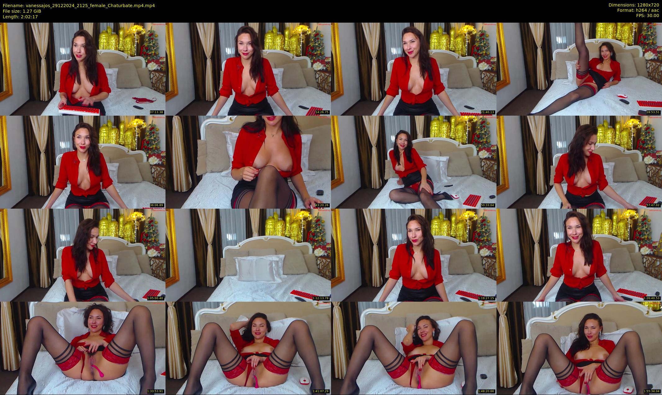 vanessajos — 123 minute Chaturbate female cam show recording, 720p, Dec 29, 2024